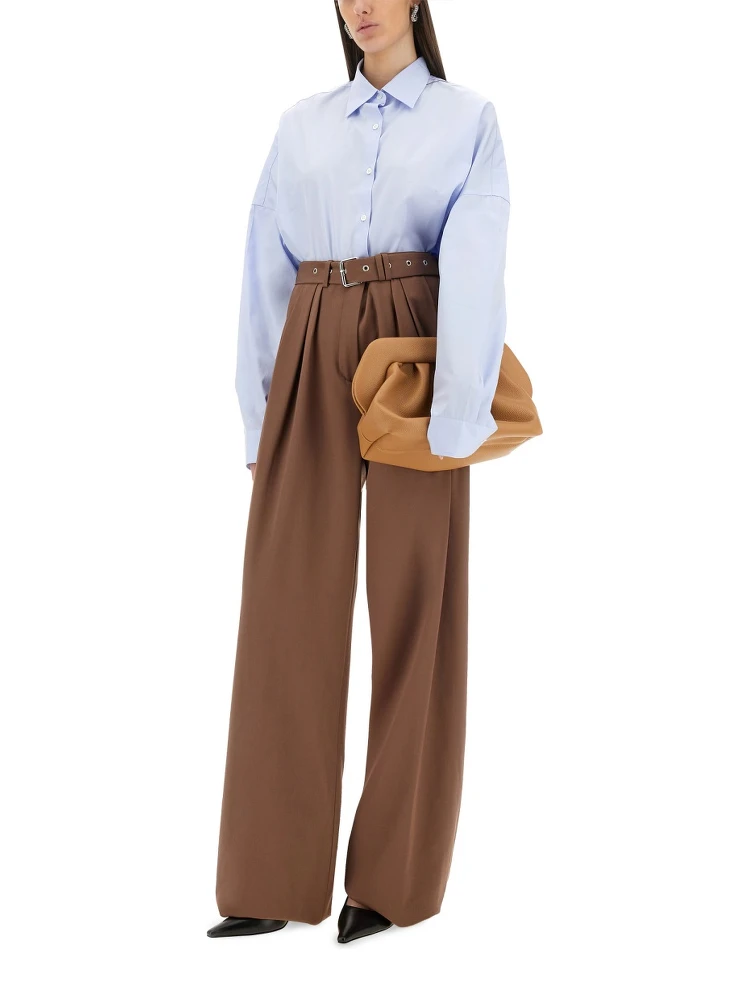 WIDE-LEG PANTS WITH BELT alternative