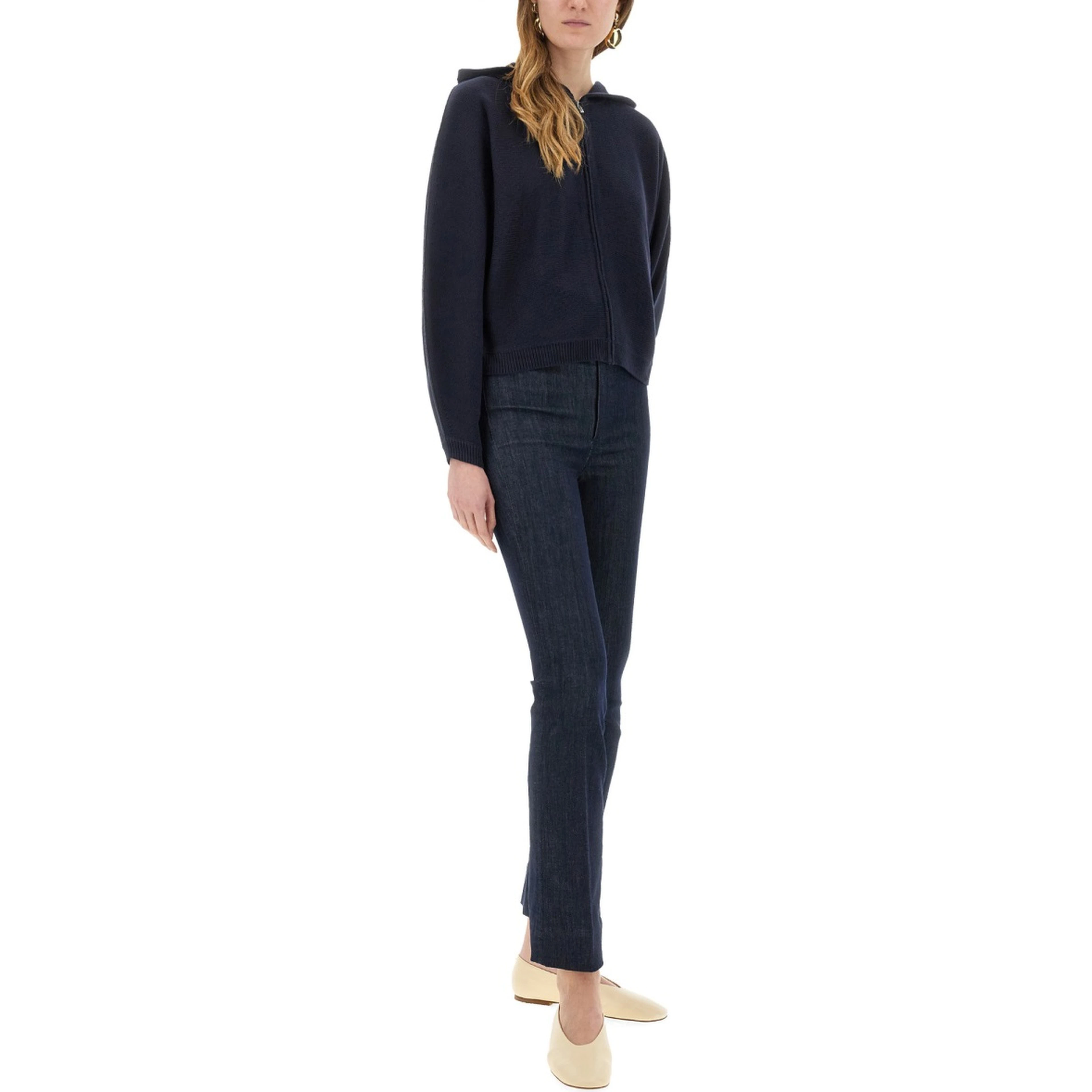 KNIT SWEATSHIRT WITH ZIPPER