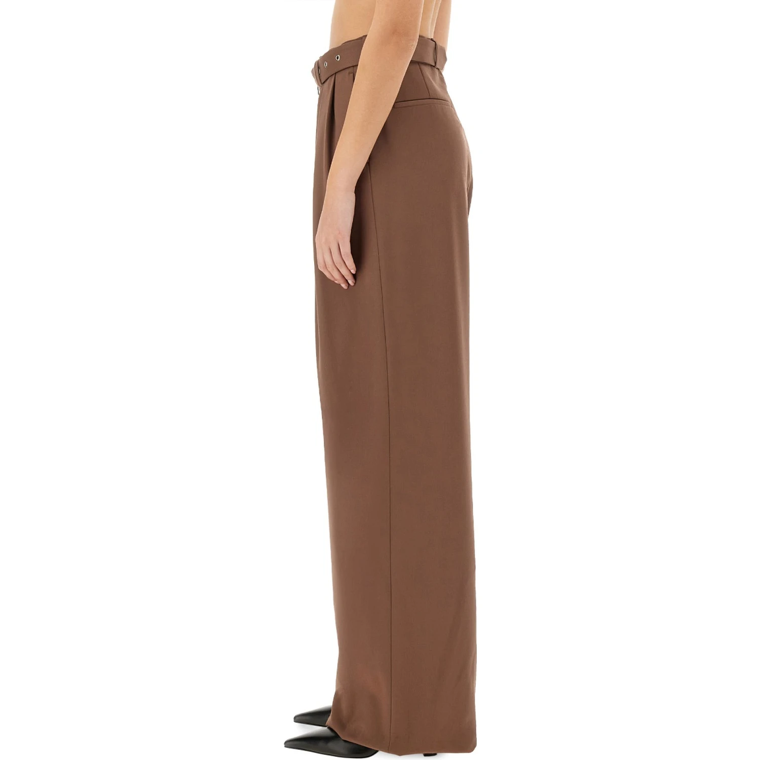 WIDE-LEG PANTS WITH BELT