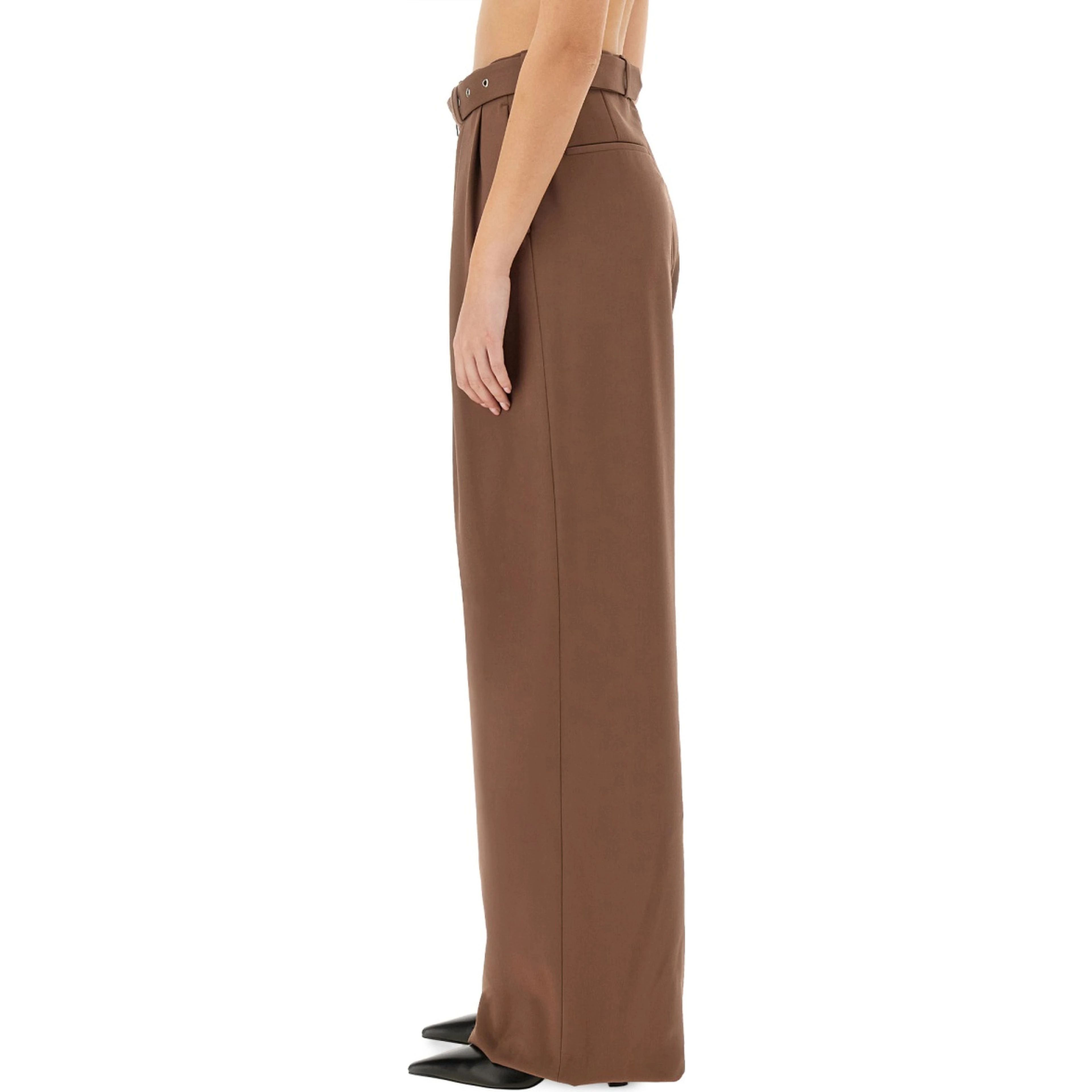 WIDE-LEG PANTS WITH BELT