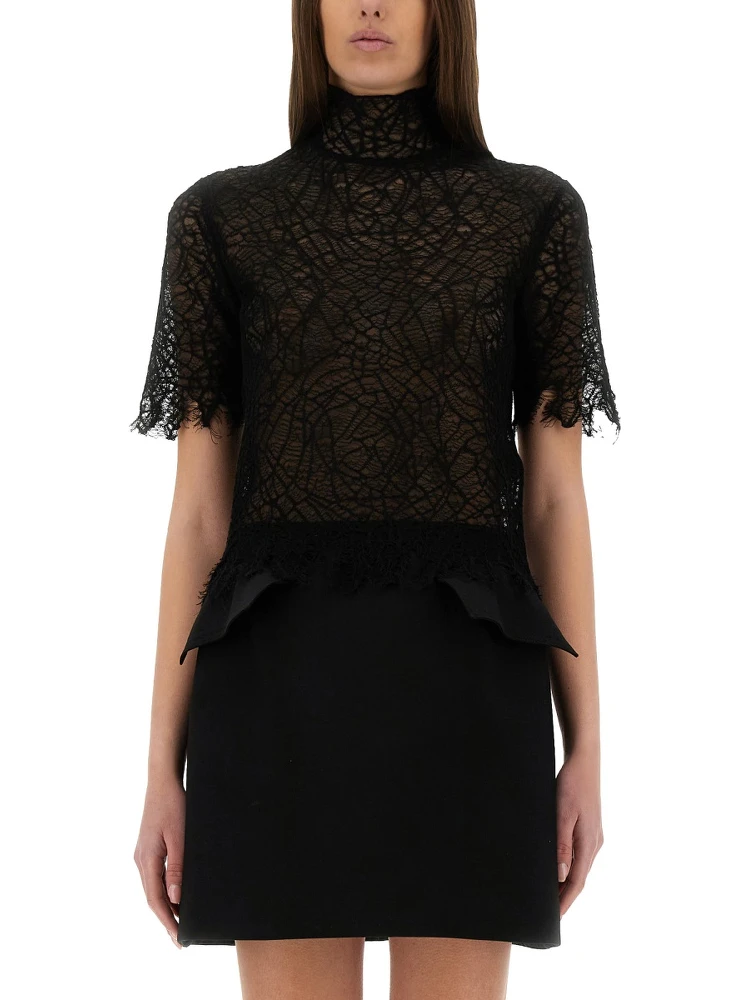 SPIDER WEB LACE TOP