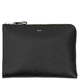 ZIPPERED LEATHER PORTFOLIO