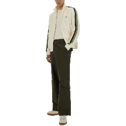 TRACK JACKET WITH TWO-COLOR WEBBING