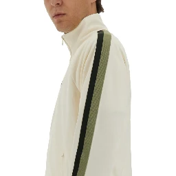 TRACK JACKET WITH TWO-COLOR WEBBING