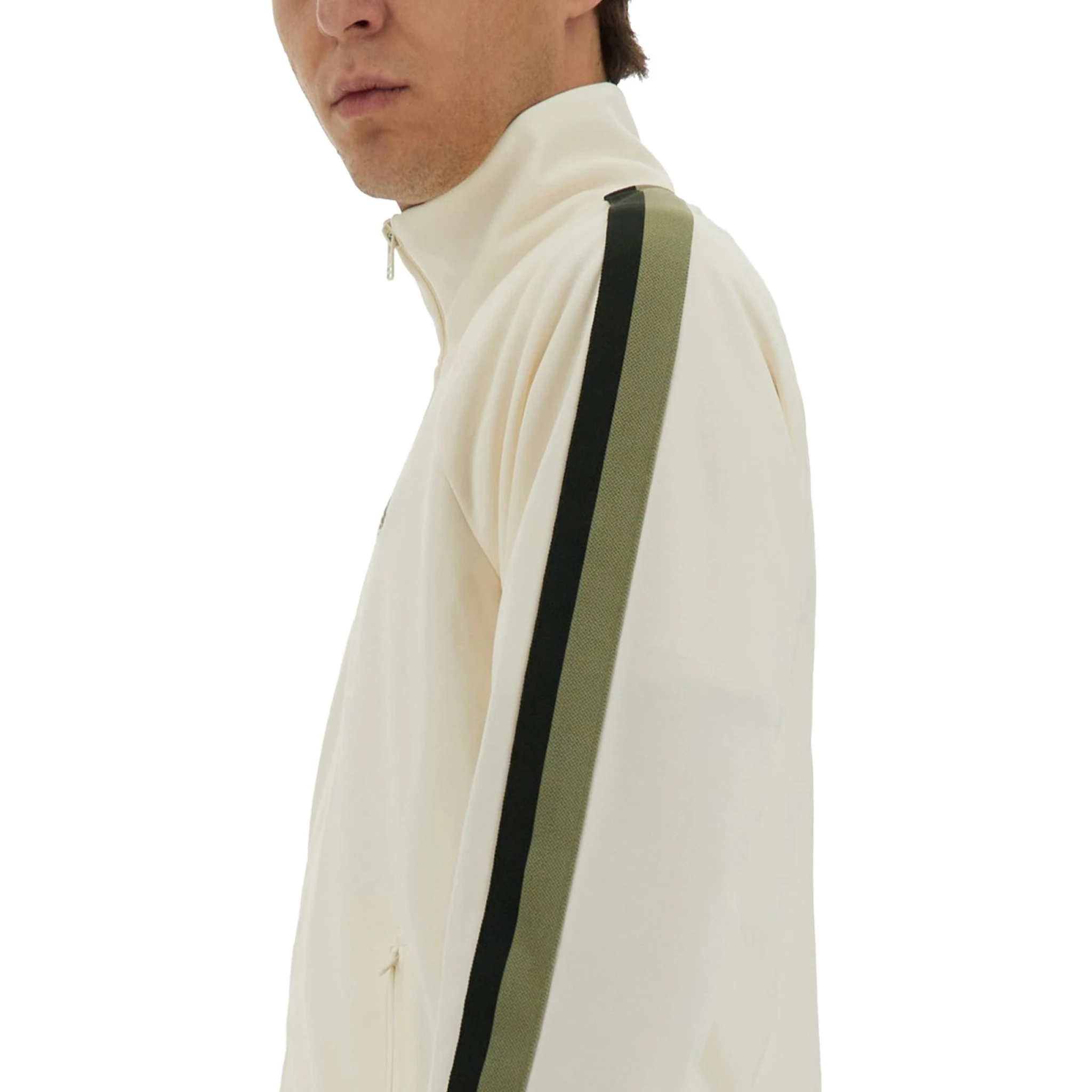 TRACK JACKET WITH TWO-COLOR WEBBING