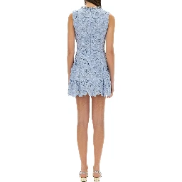 FLORAL LACE MINI DRESS
