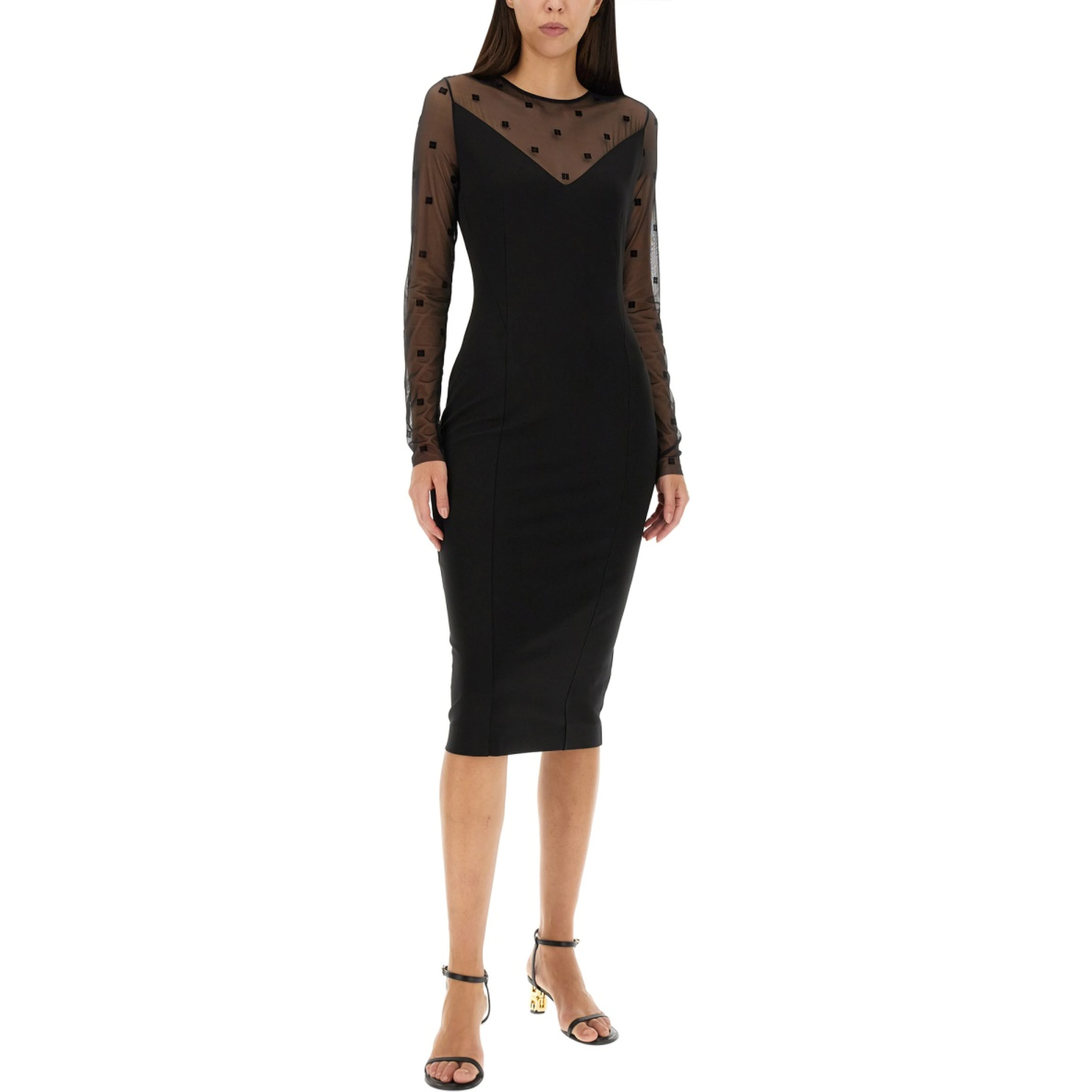 DRESS WITH 4G PATTERN