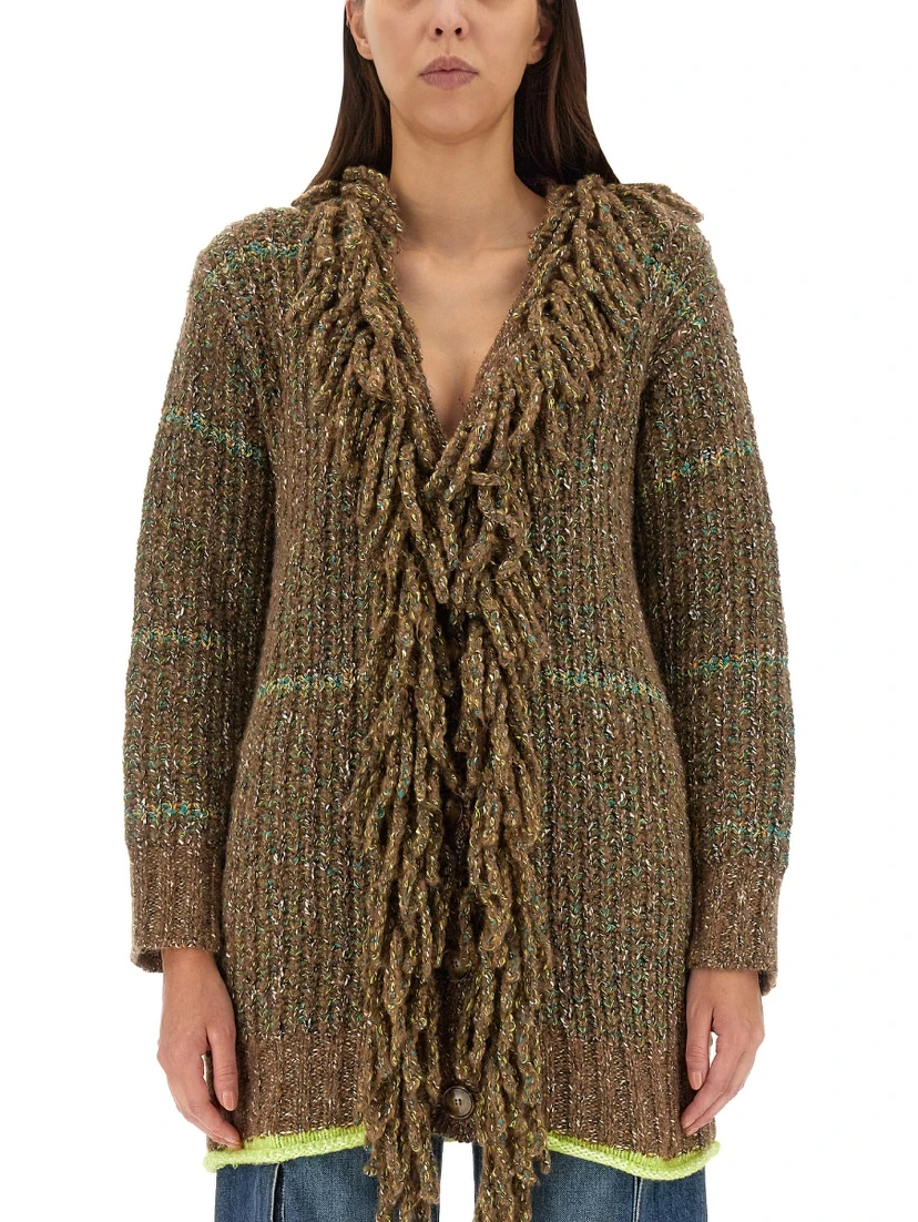 WOOL BLEND CARDIGAN