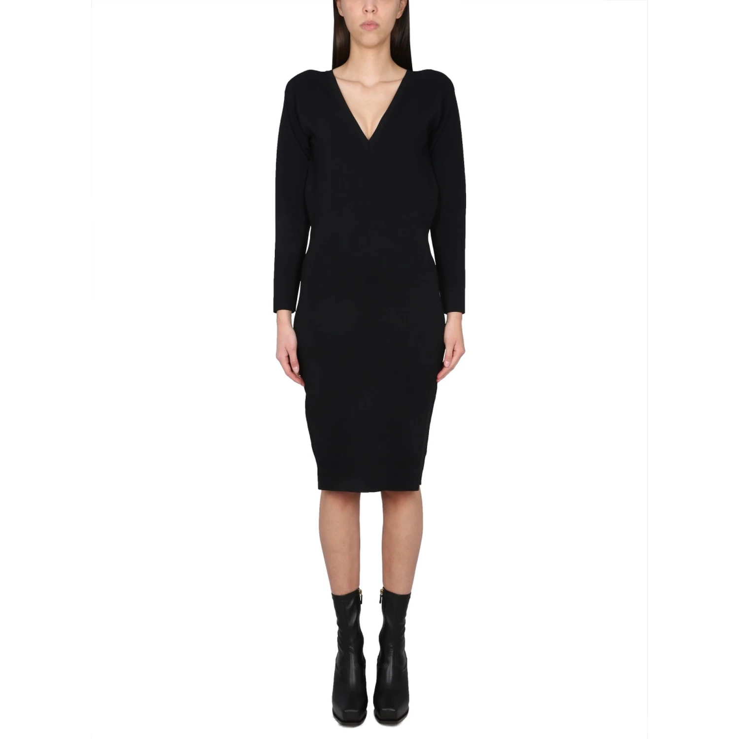 V-NECK DRESS