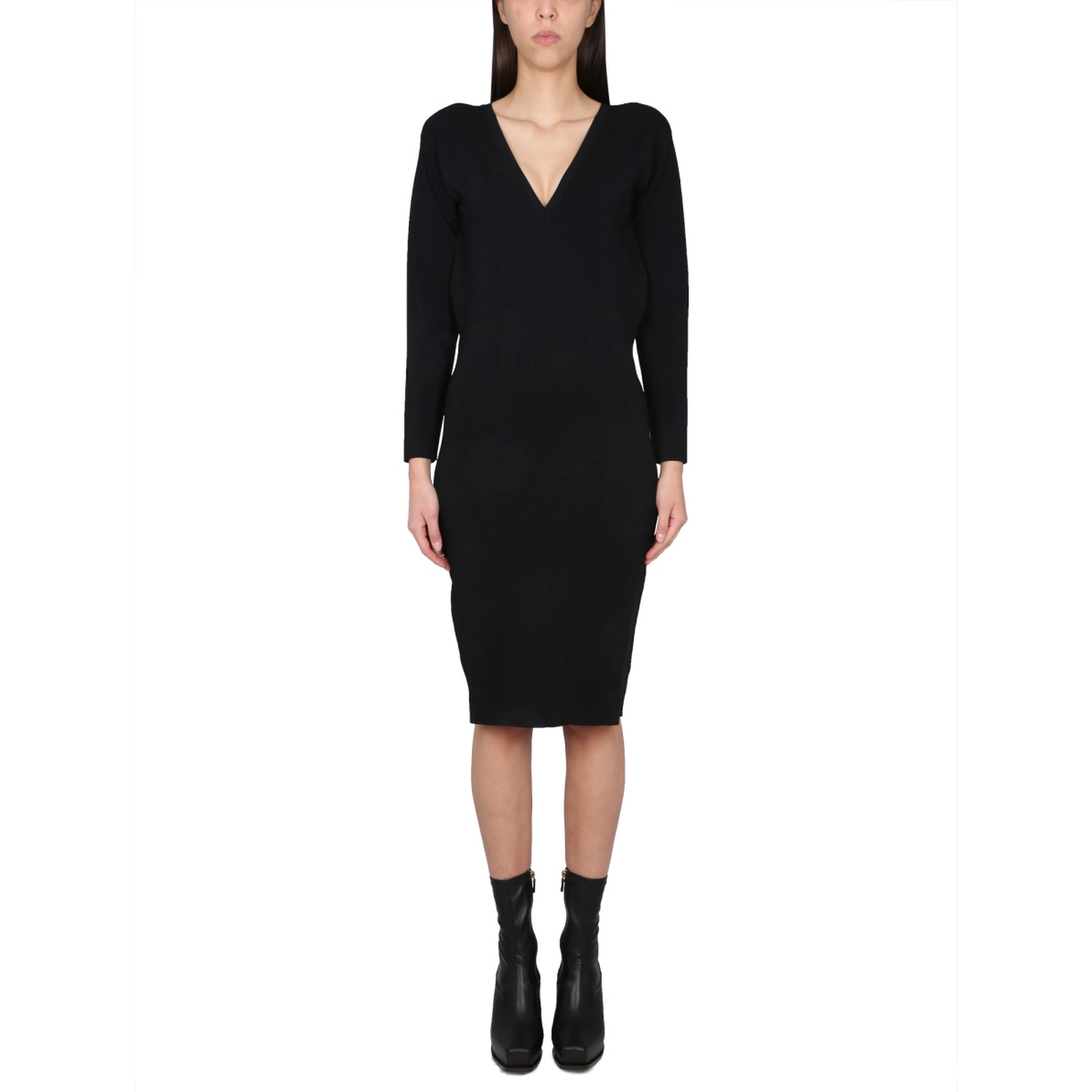 V-NECK DRESS