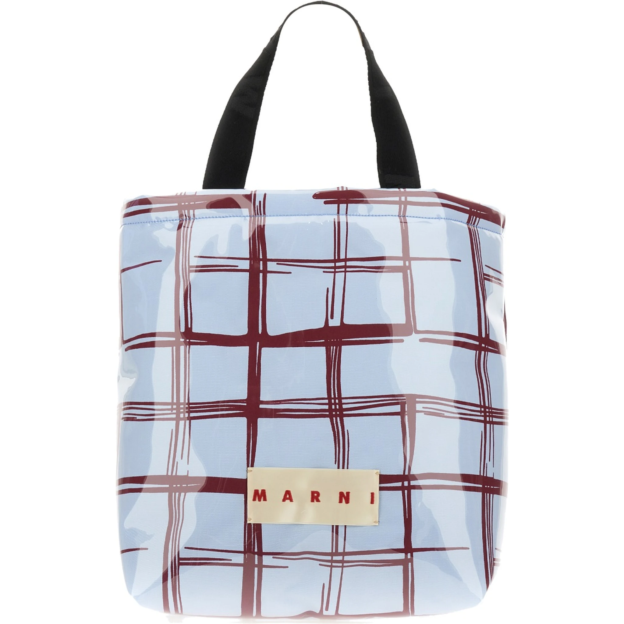 COATED CANVAS TOTE BAG