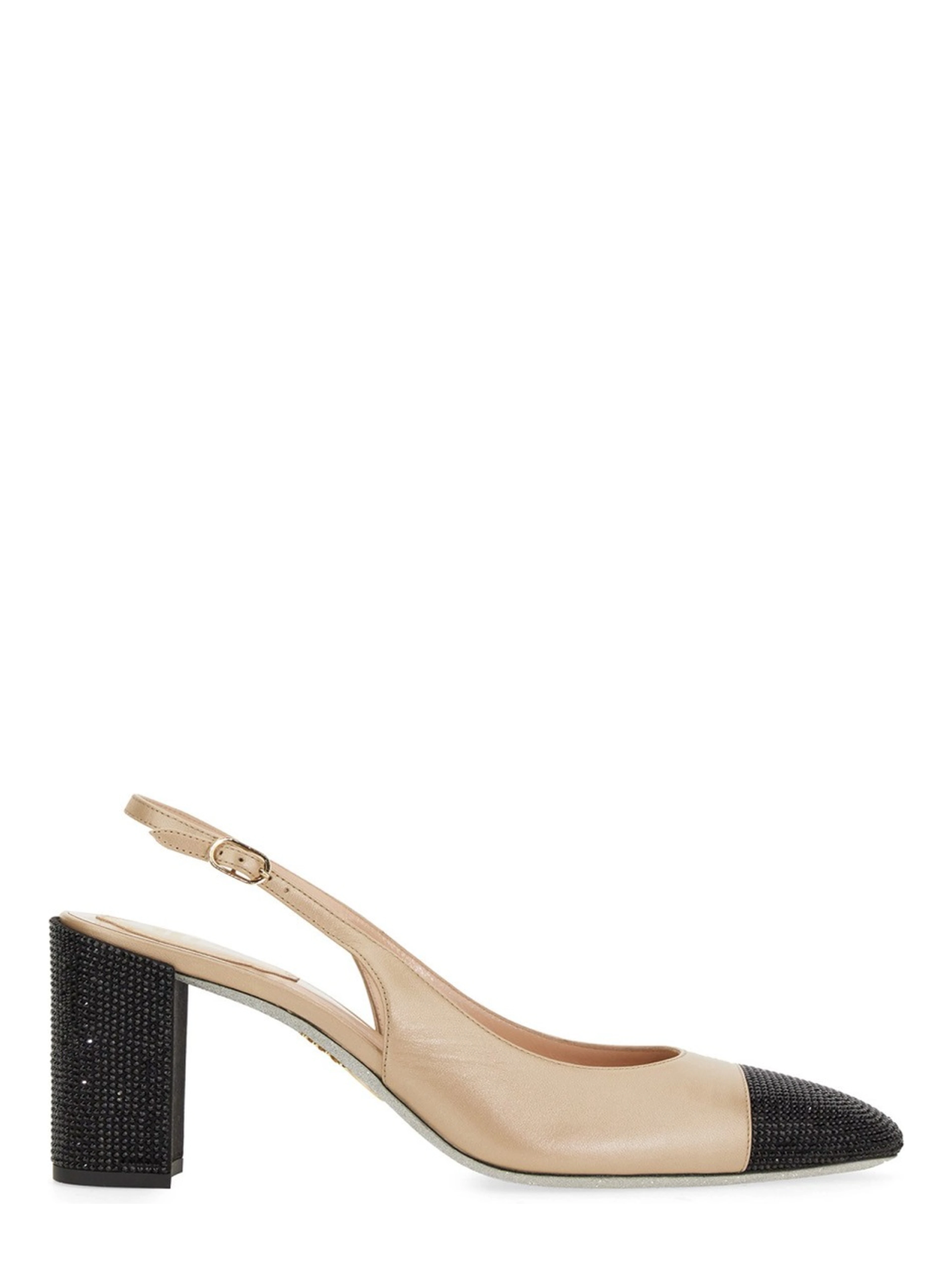 SLING BACK WITH RHINESTONES