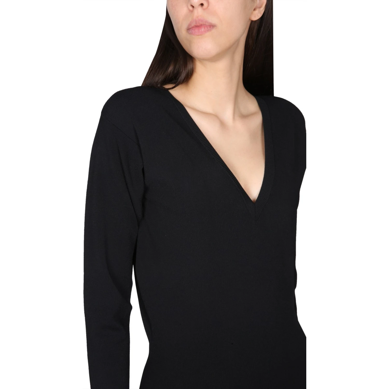 V-NECK DRESS