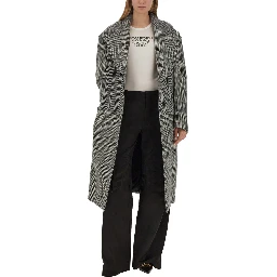 WOOL PATCHWORK COAT