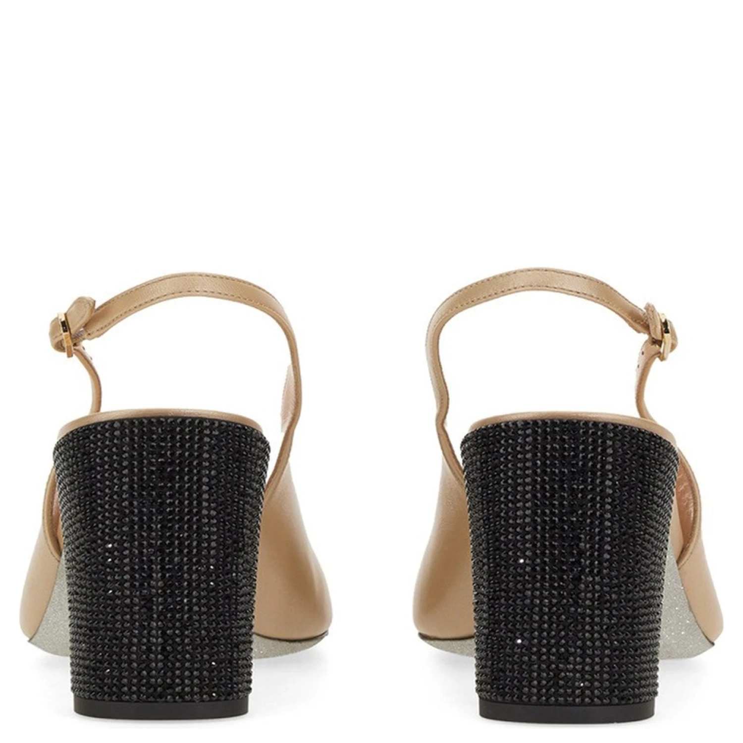 SLING BACK WITH RHINESTONES