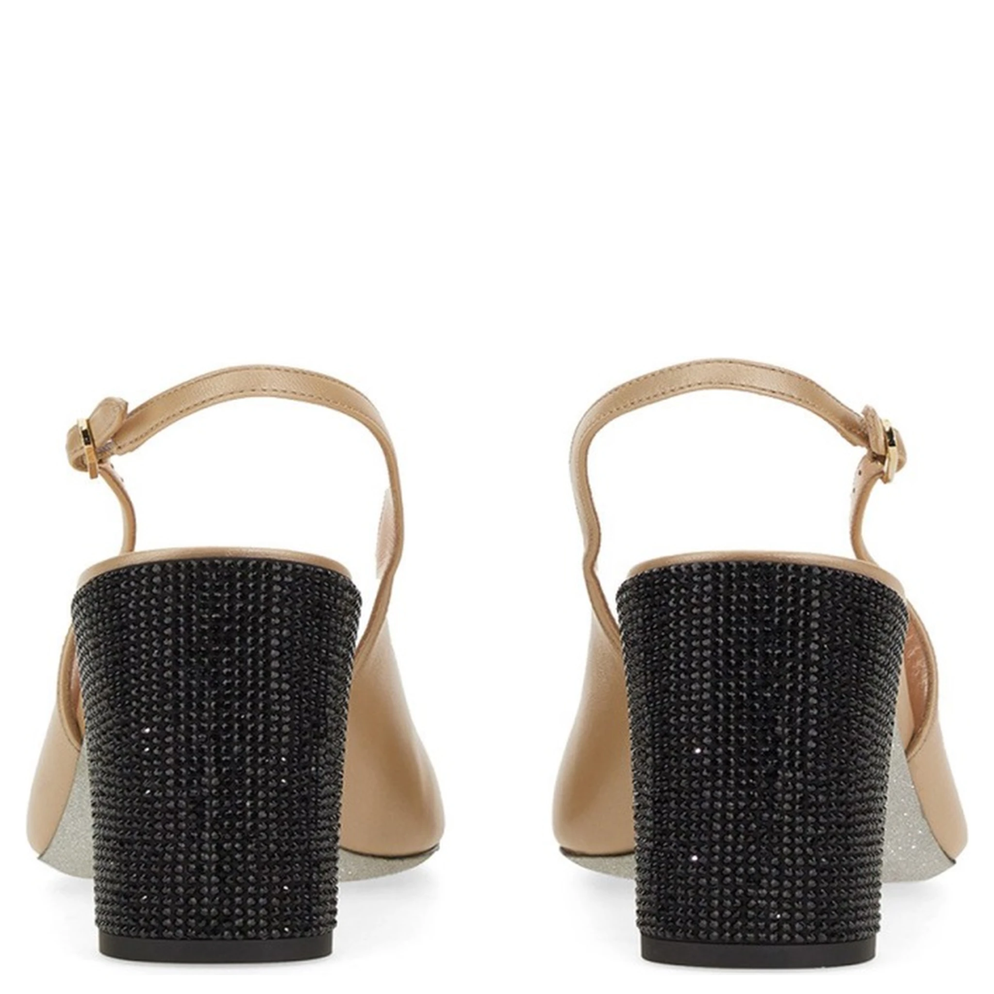 SLING BACK WITH RHINESTONES