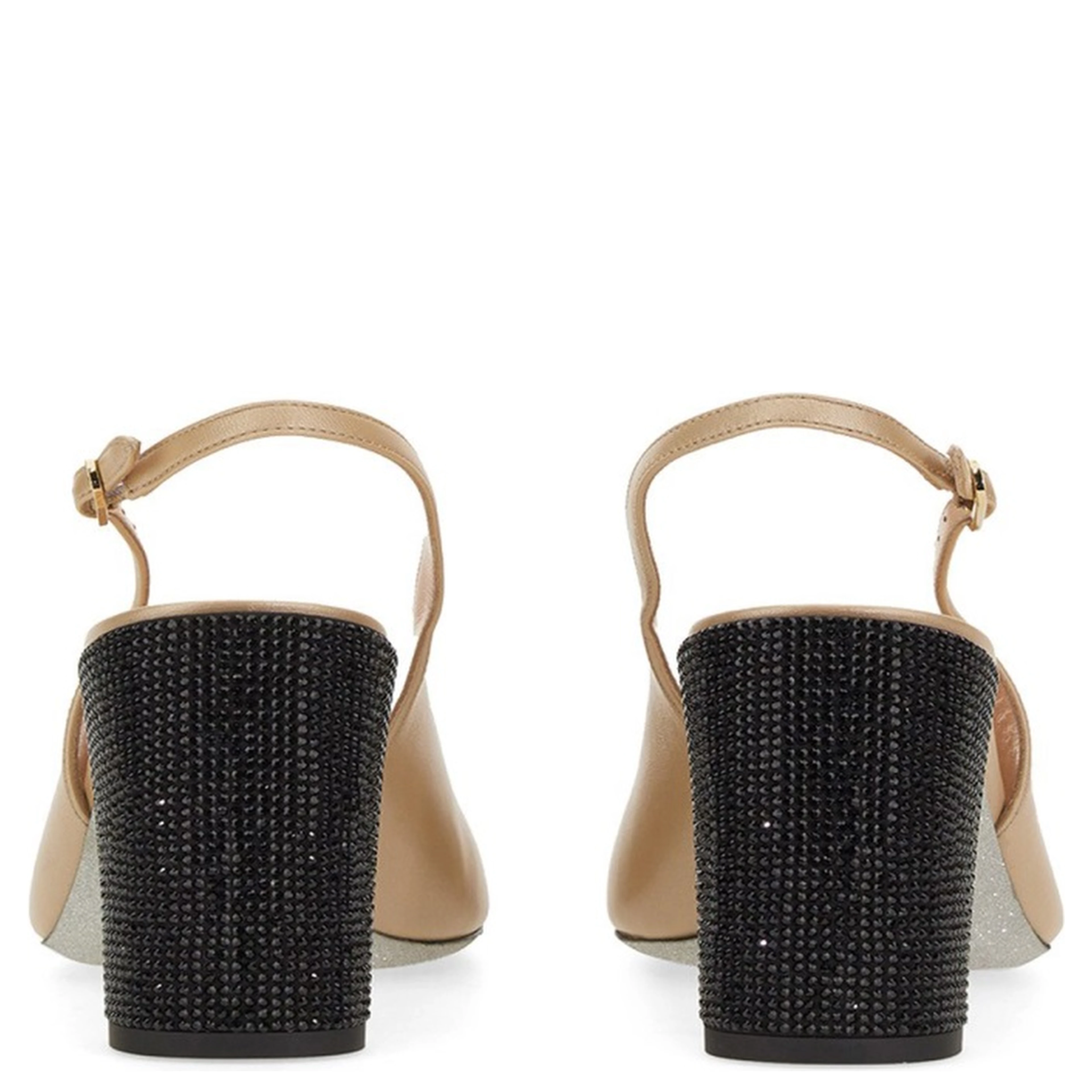 SLING BACK WITH RHINESTONES