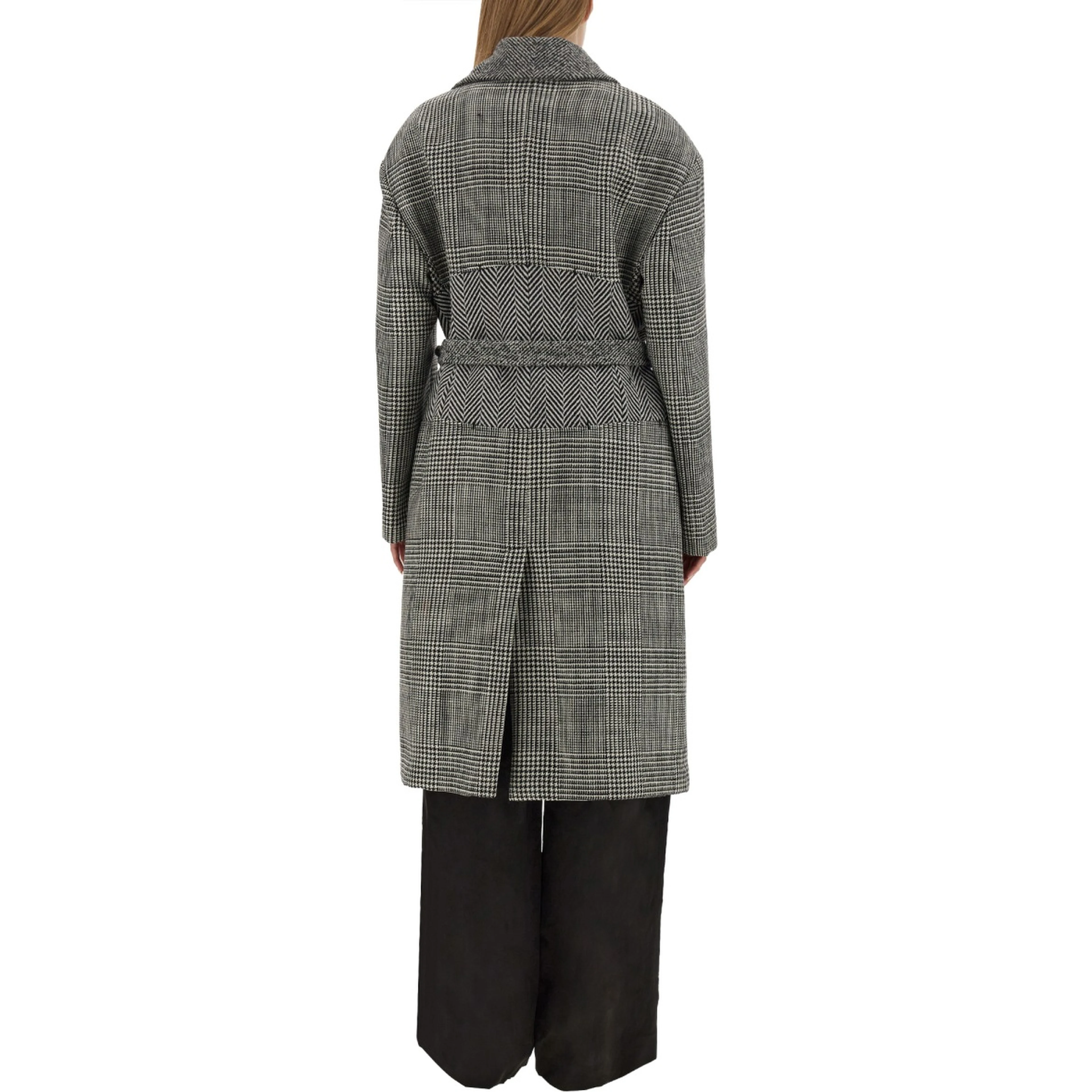 WOOL PATCHWORK COAT