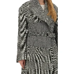 WOOL PATCHWORK COAT