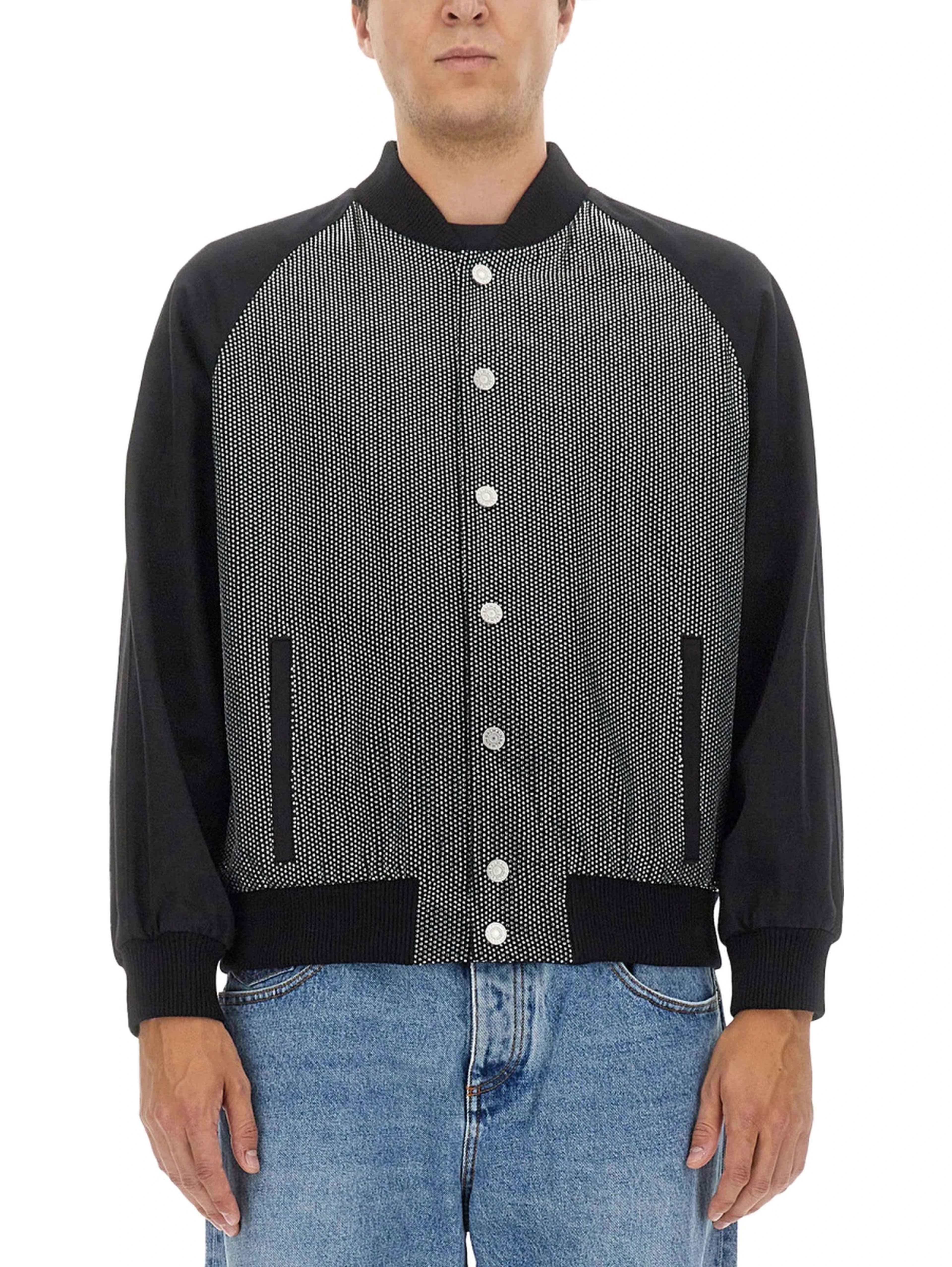 BOMBER JACKET WITH LOGO