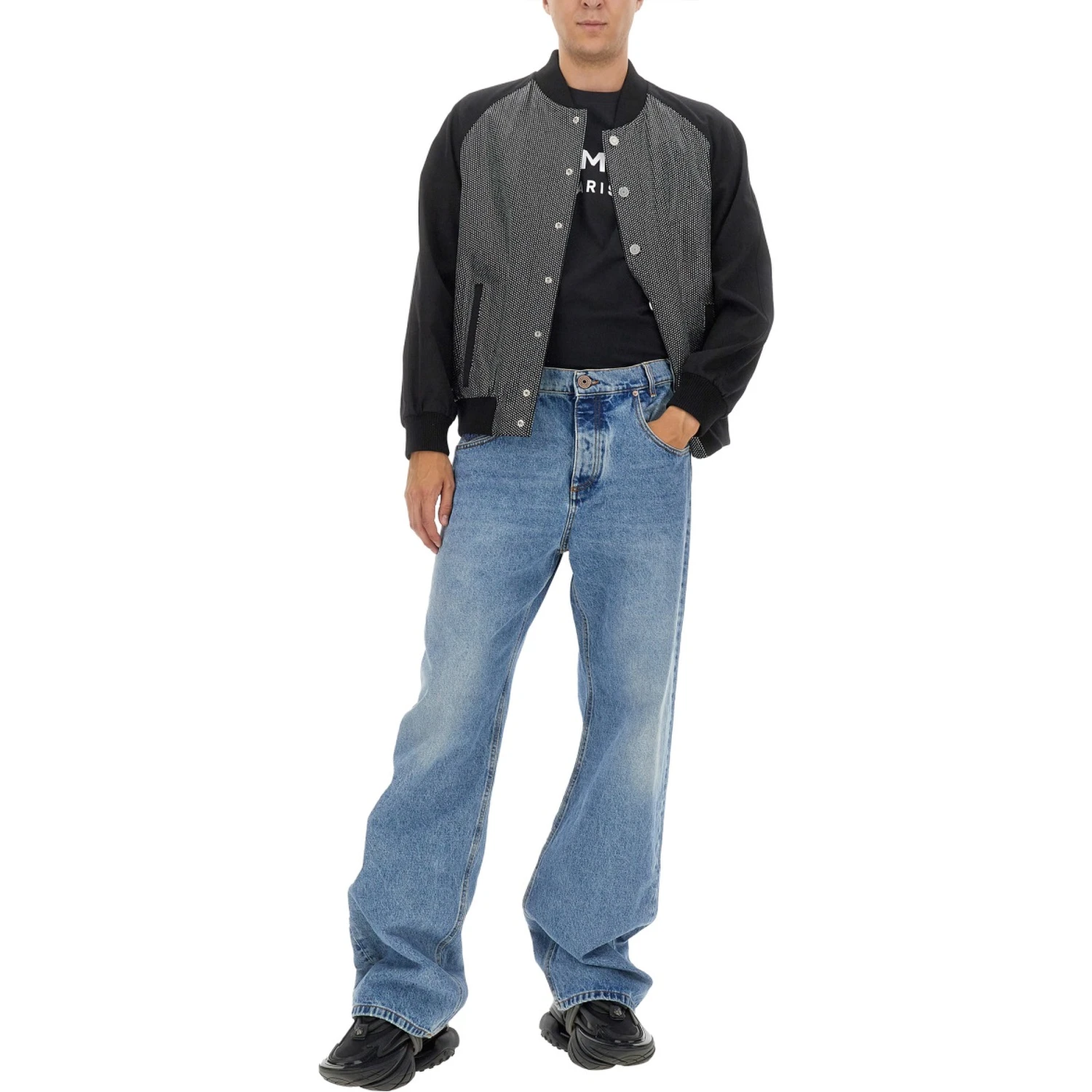 BOMBER JACKET WITH LOGO