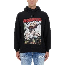 SWEATSHIRT WITH LOGO PRINT