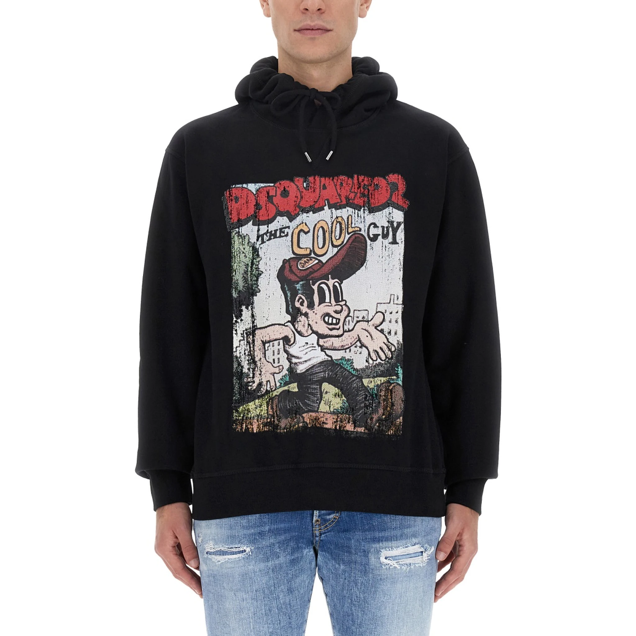 SWEATSHIRT WITH LOGO PRINT