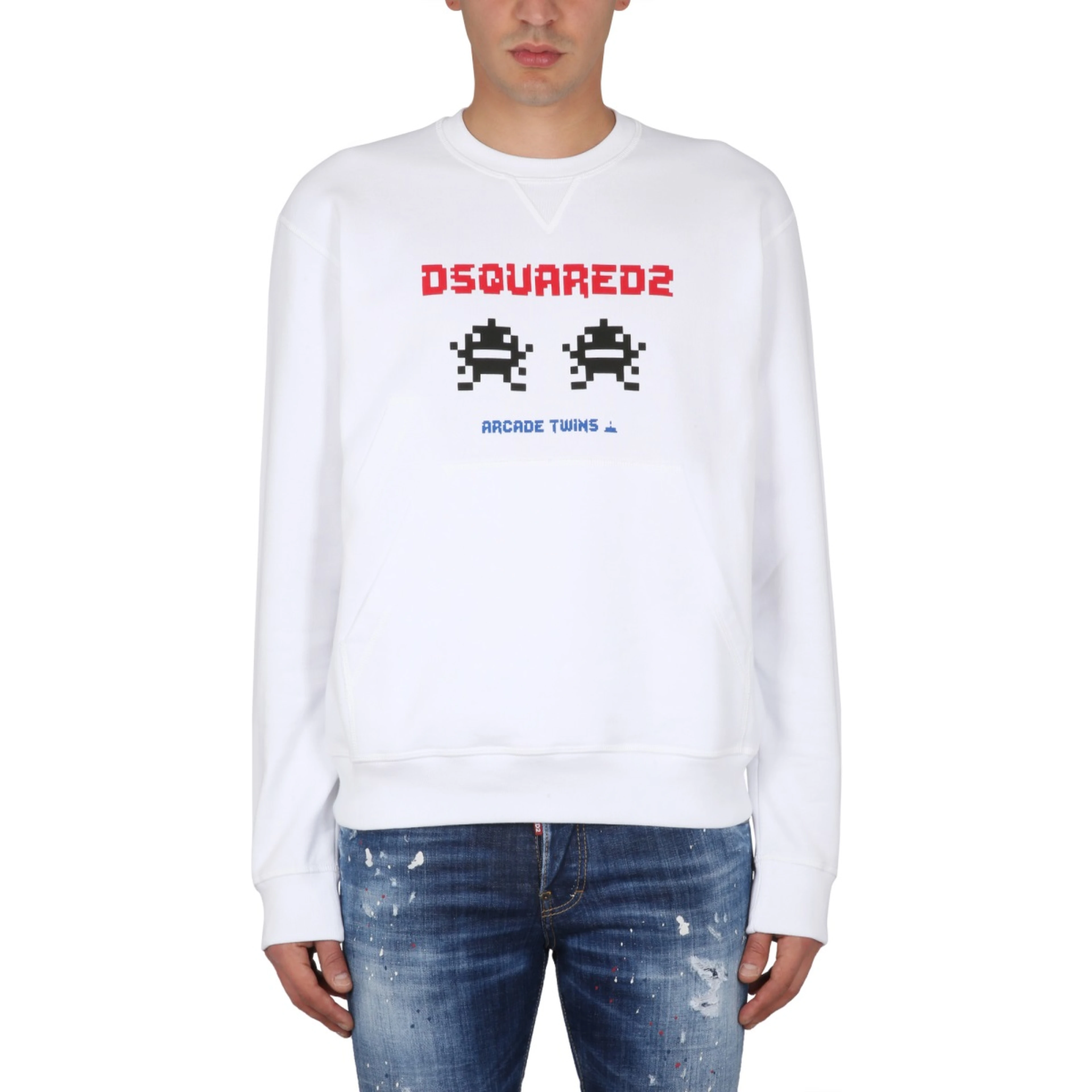 SWEATSHIRT WITH LOGO PRINT