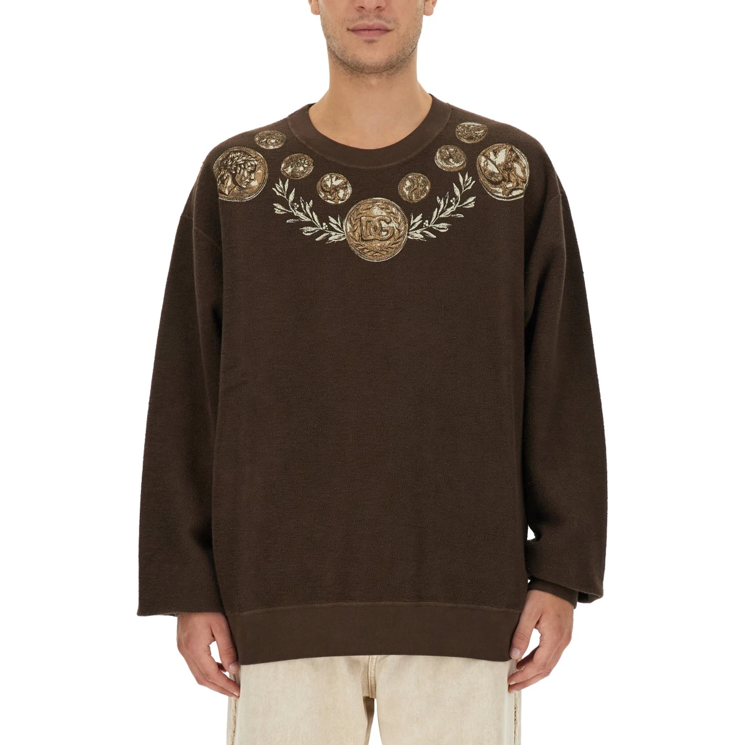 COIN PRINT SWEATSHIRT