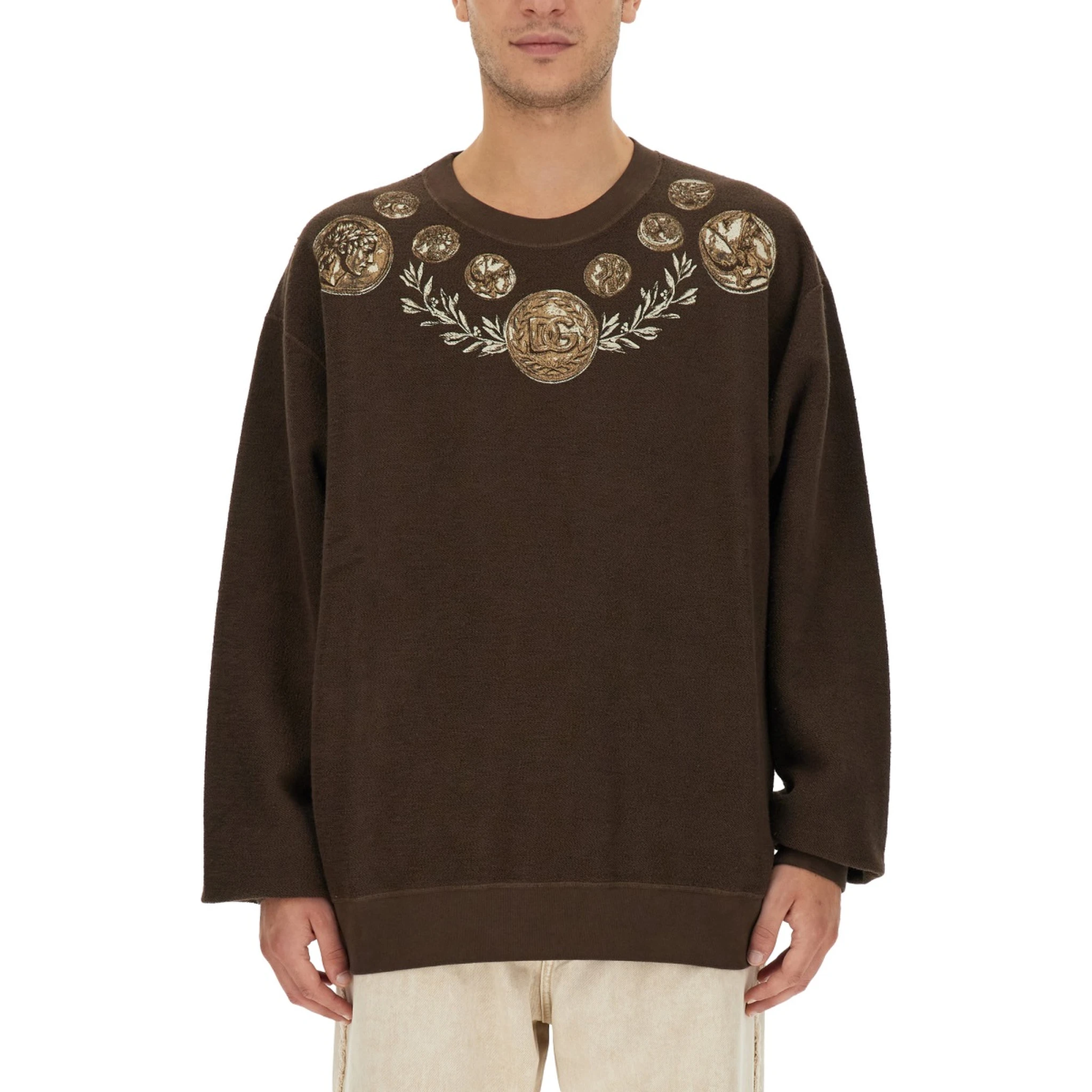 COIN PRINT SWEATSHIRT