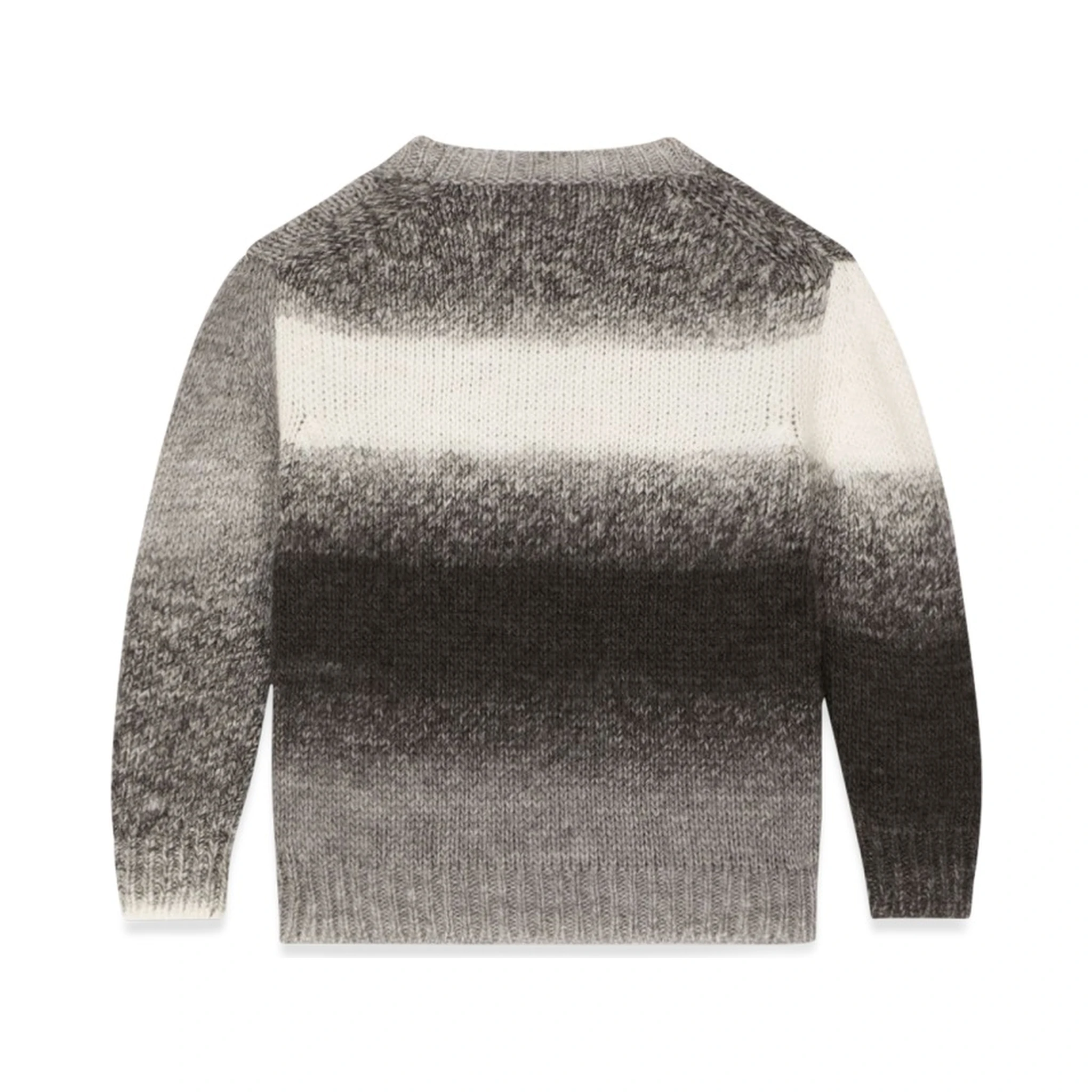 melange crew neck pullover