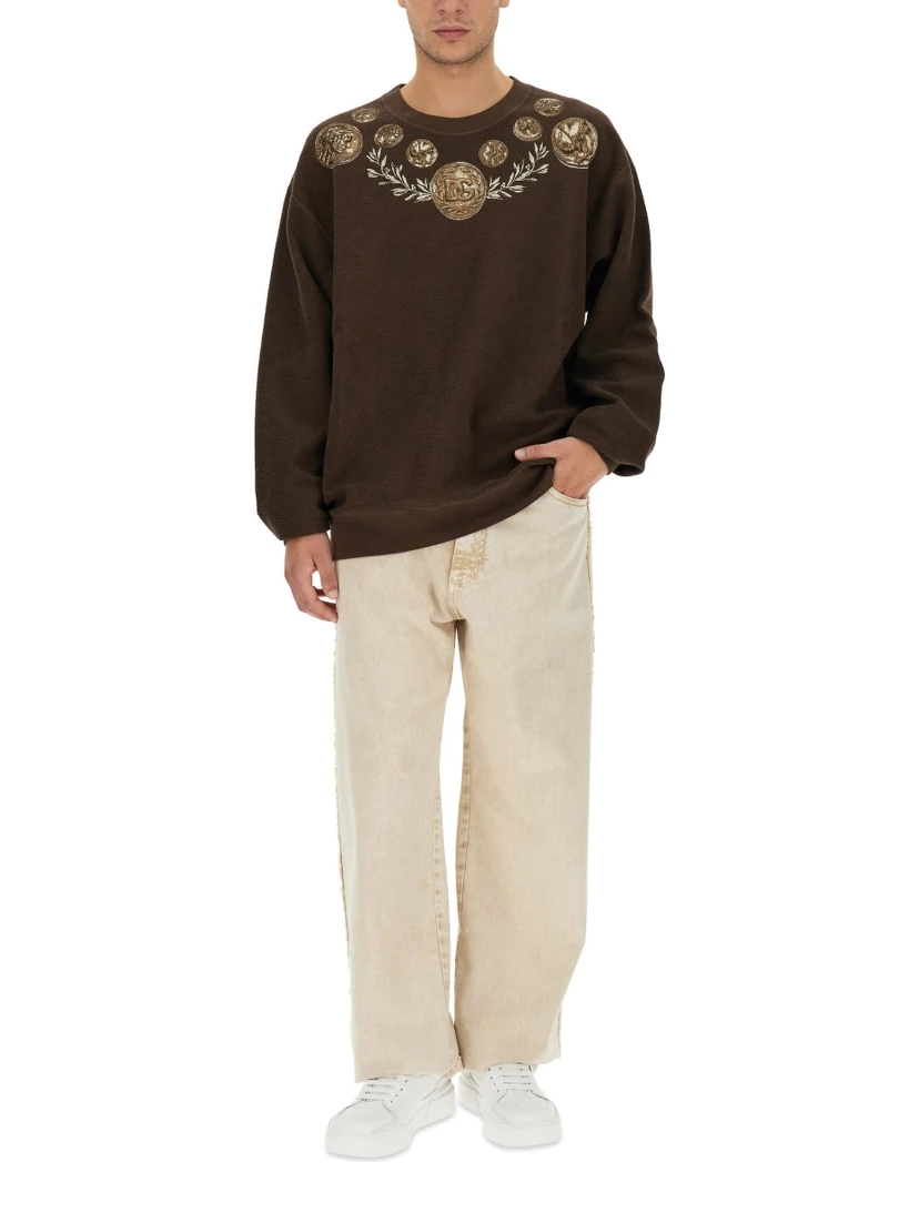 COIN PRINT SWEATSHIRT