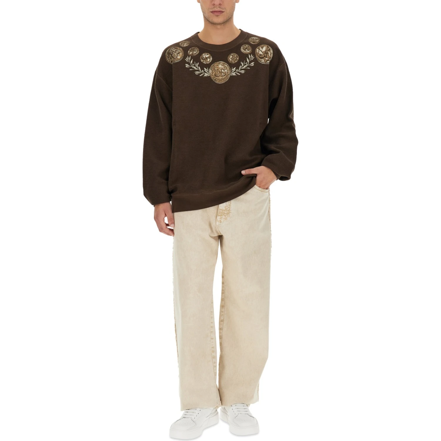 COIN PRINT SWEATSHIRT