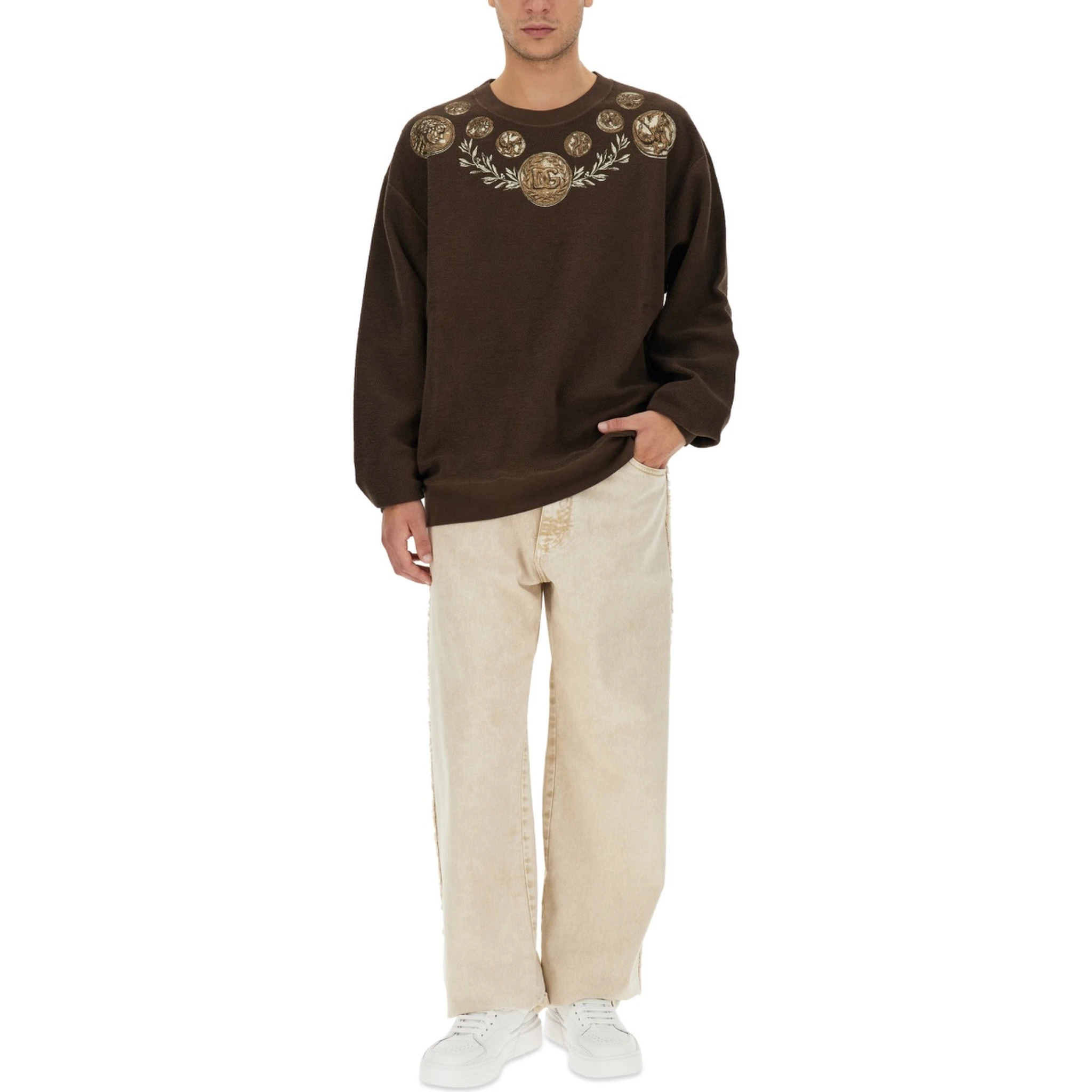 COIN PRINT SWEATSHIRT