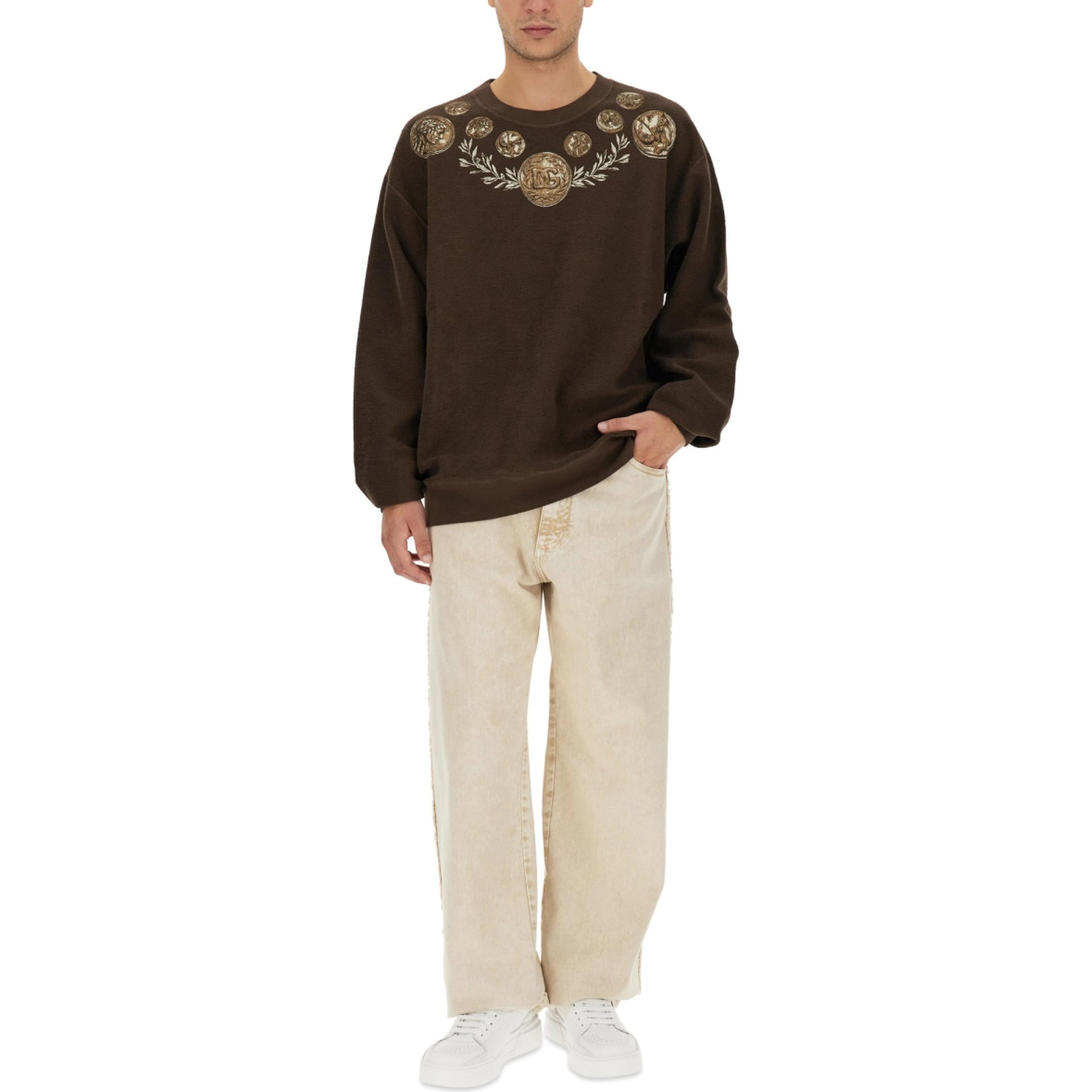 COIN PRINT SWEATSHIRT