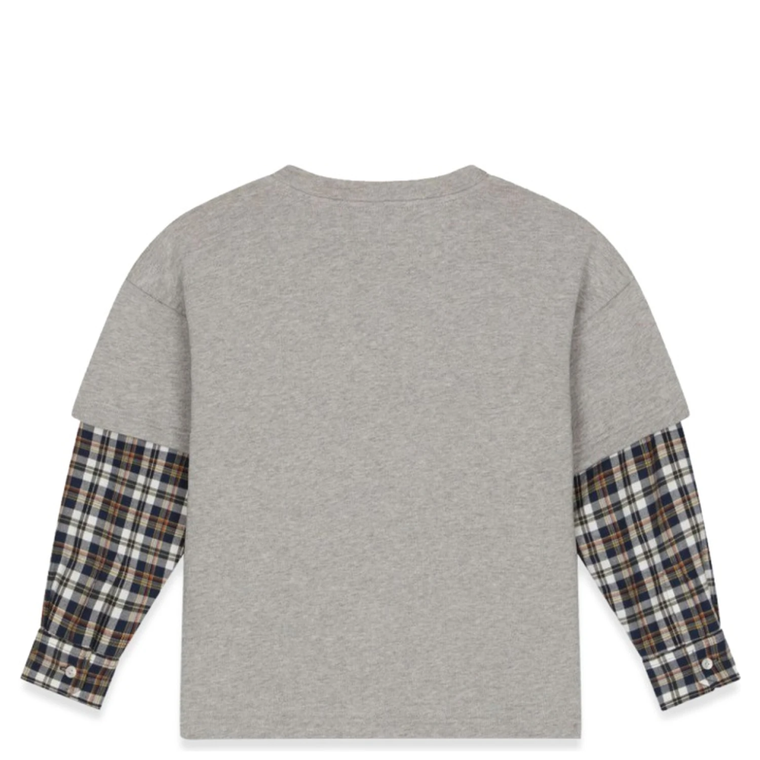 t-shirt prairie sleeves checks