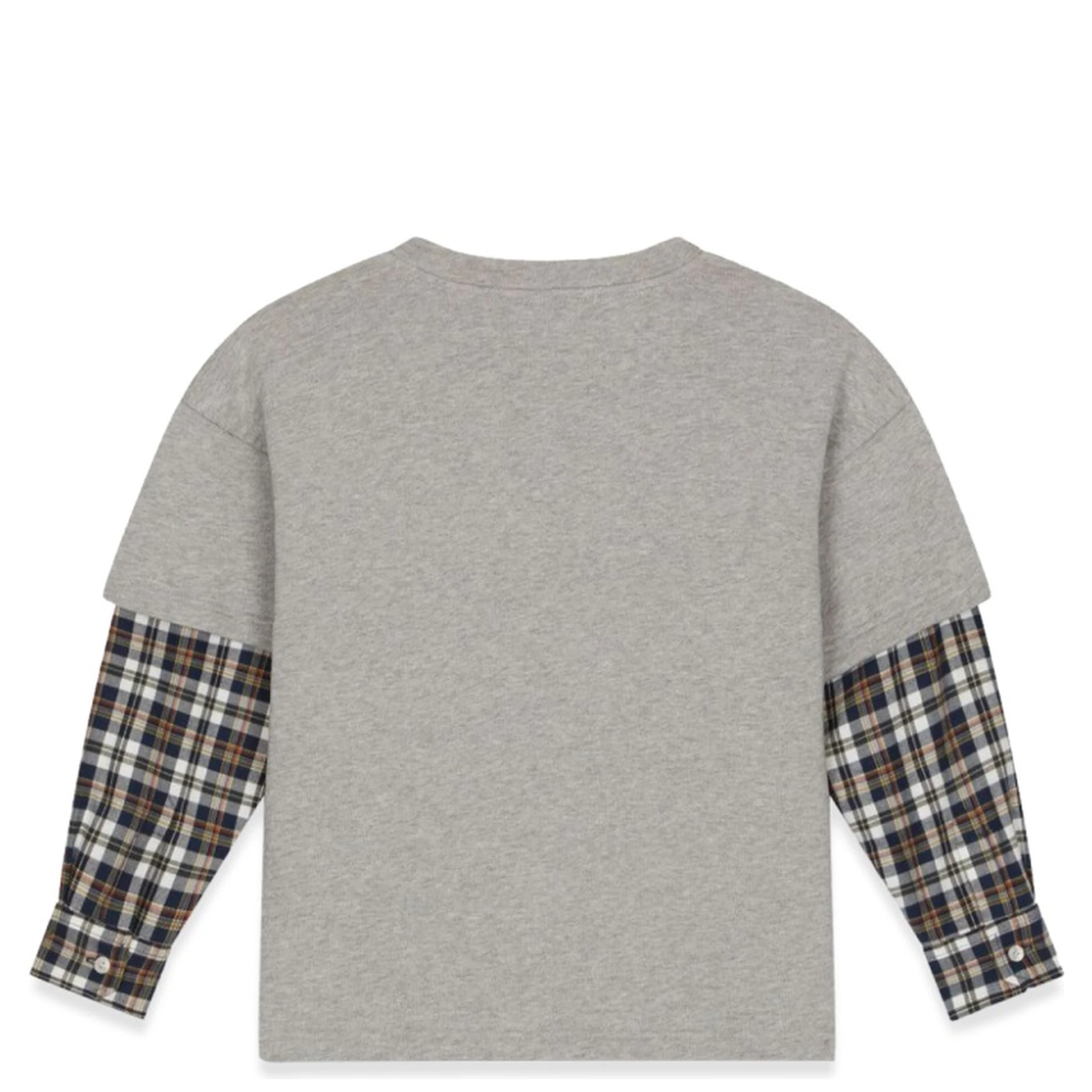 t-shirt prairie sleeves checks