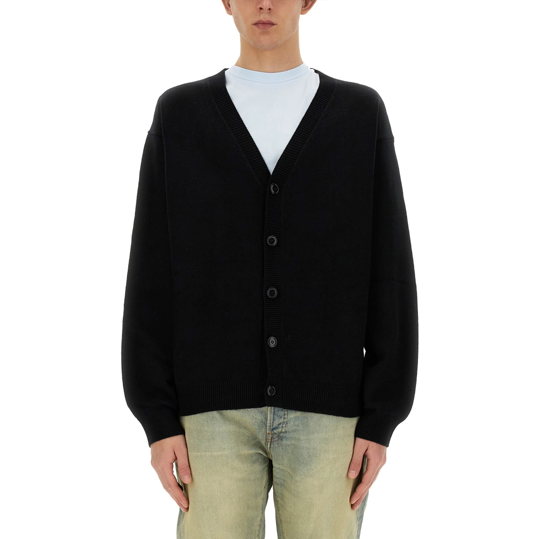 CARDIGAN WITH EMBROIDERED TIGER ACADEMY