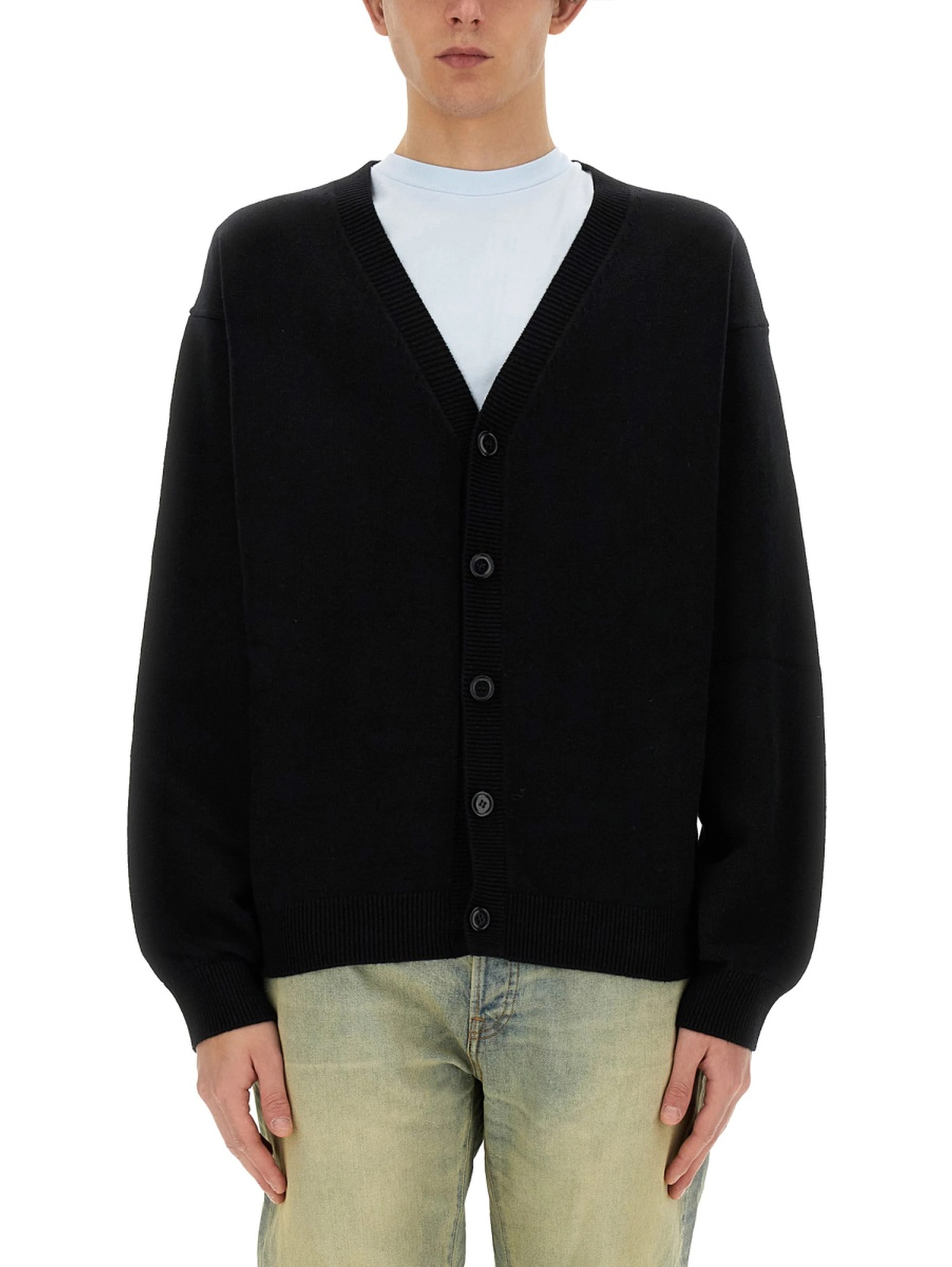 CARDIGAN WITH EMBROIDERED TIGER ACADEMY