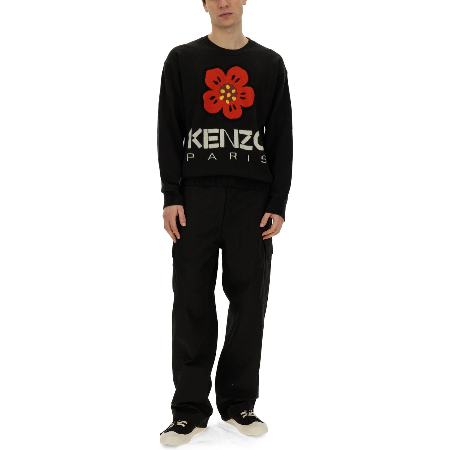 JERSEY WITH EMBROIDERY BOKE FLOWER