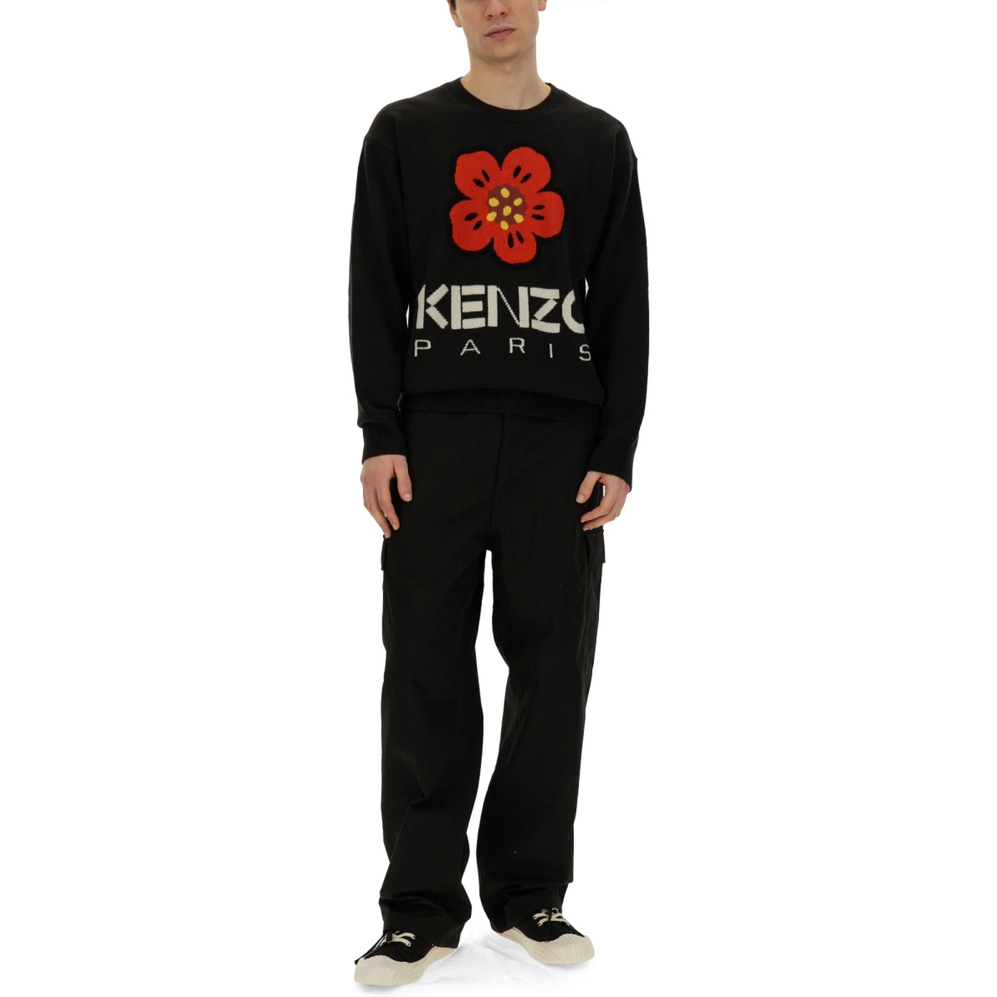 JERSEY WITH EMBROIDERY BOKE FLOWER