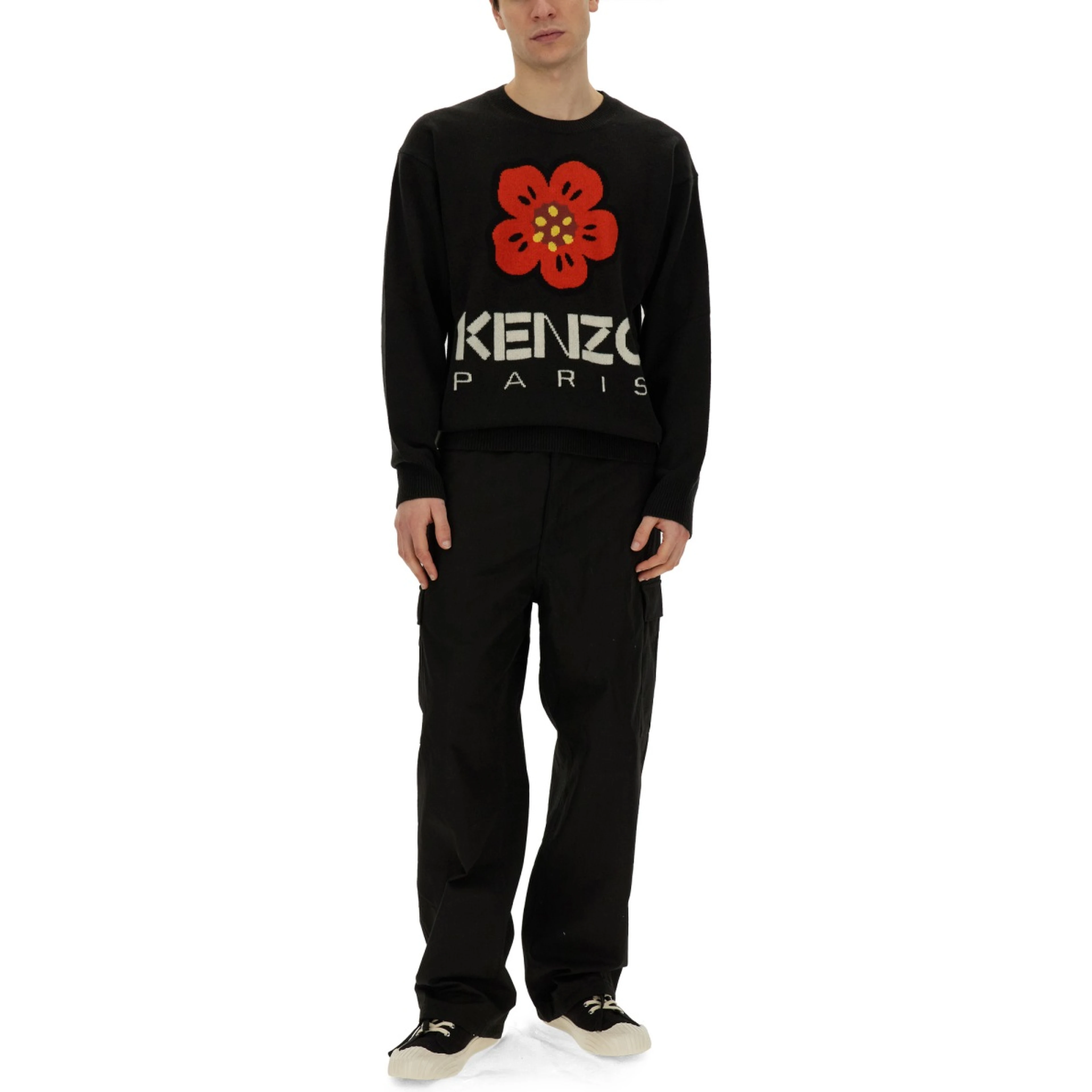JERSEY WITH EMBROIDERY BOKE FLOWER