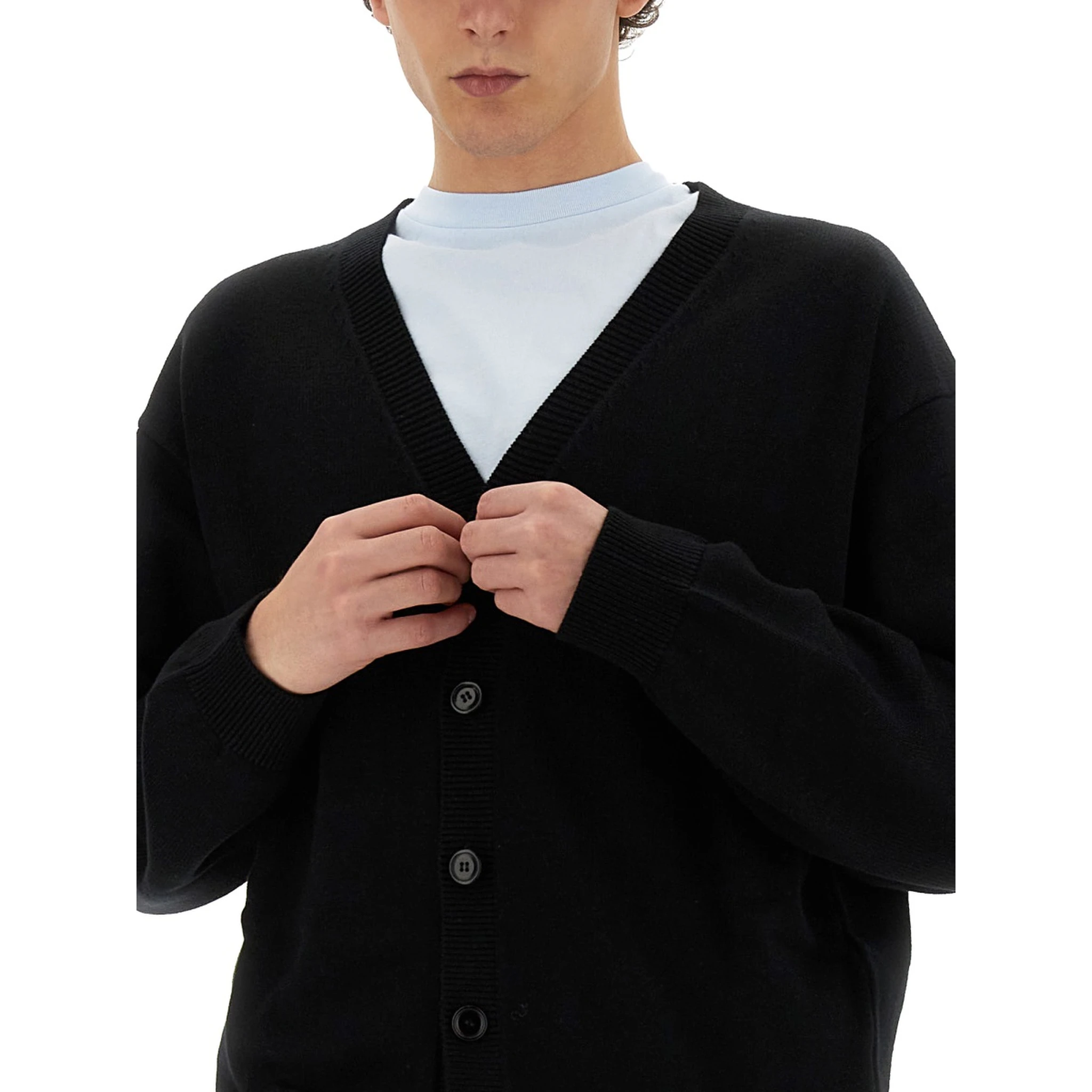CARDIGAN WITH EMBROIDERED TIGER ACADEMY