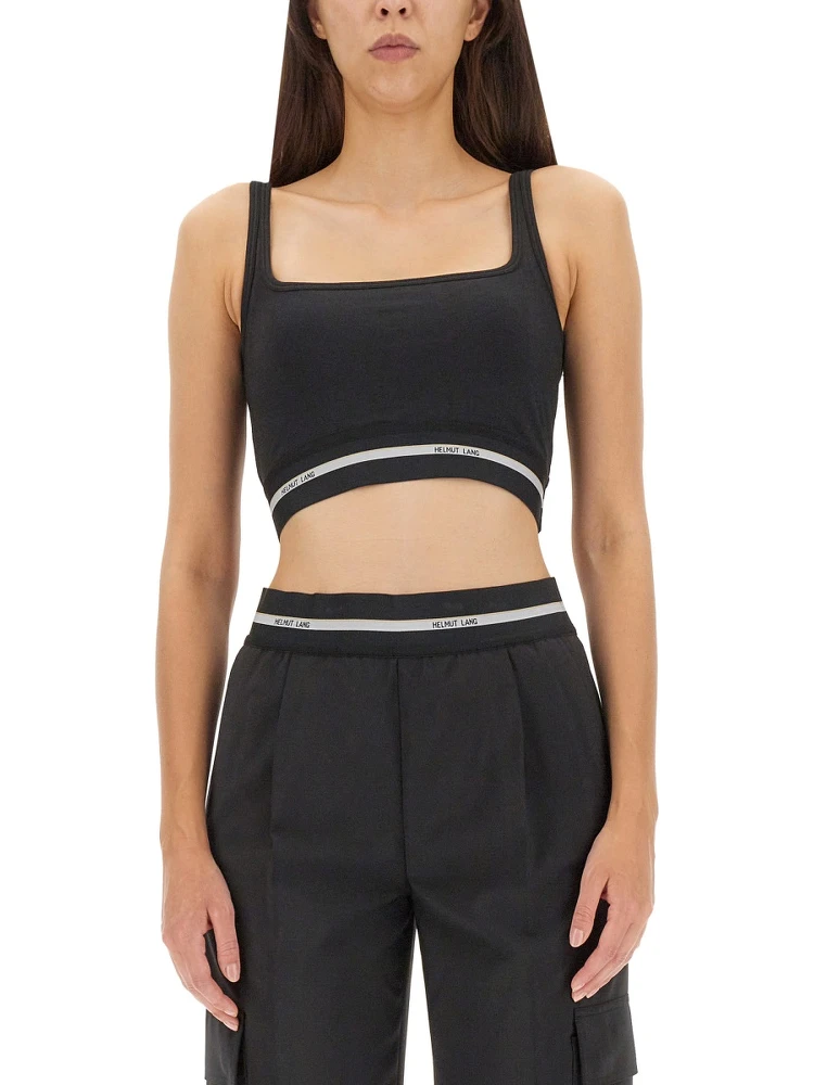 CROP TOP WITH LOGO