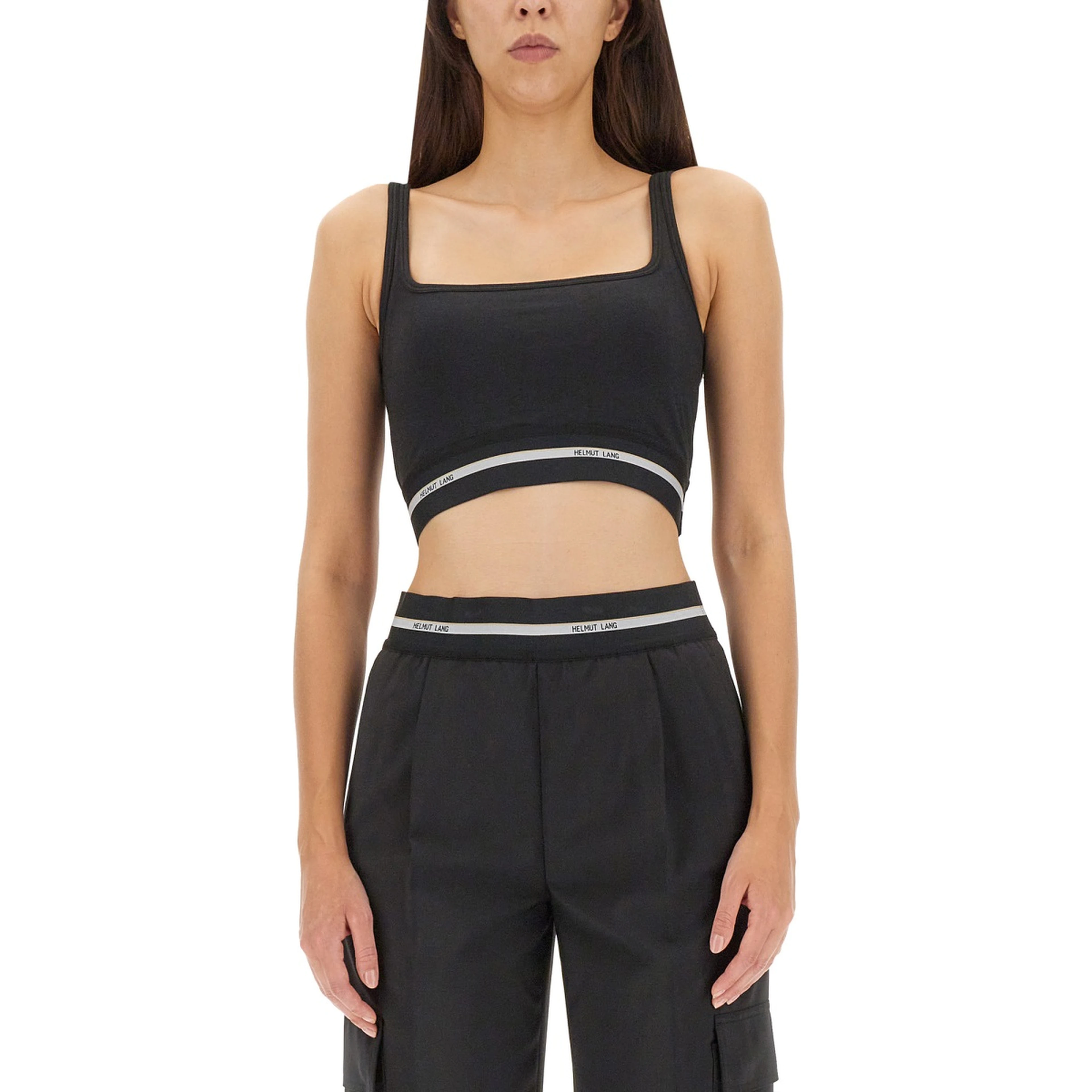CROP TOP WITH LOGO