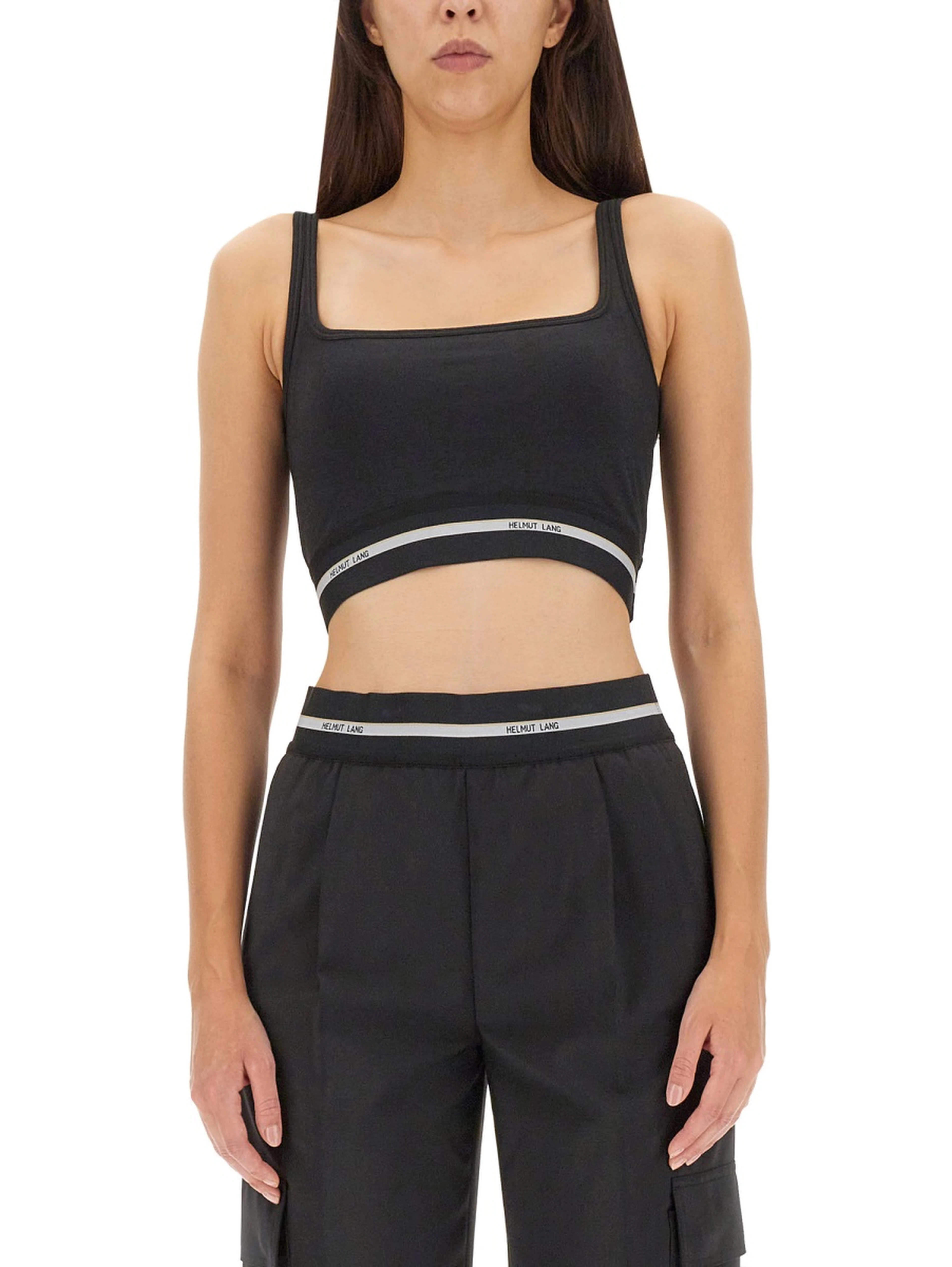 CROP TOP WITH LOGO