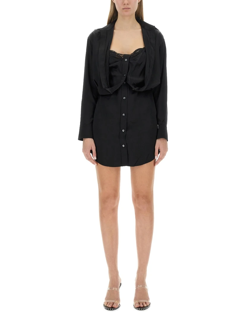 LAYERED CHEMISIER DRESS