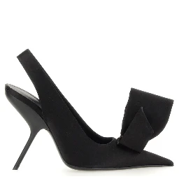 SANDAL WITH ASYMMETRICAL BOW