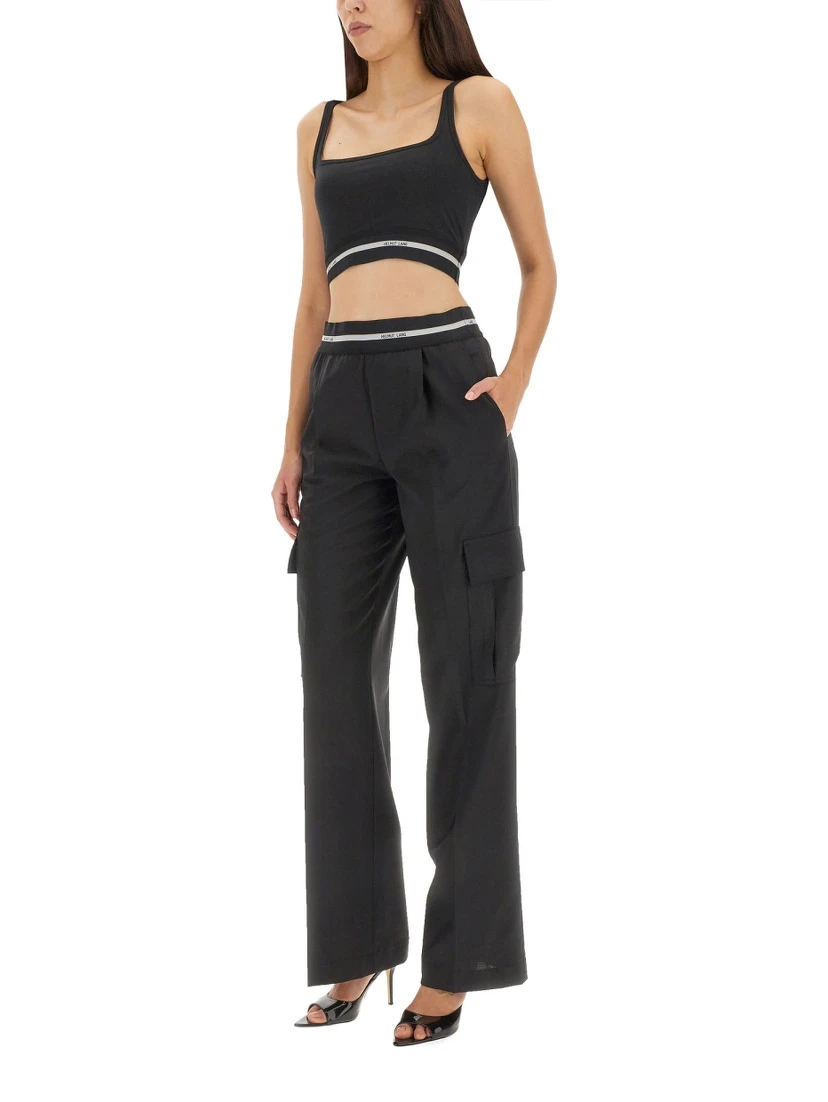 CROP TOP WITH LOGO