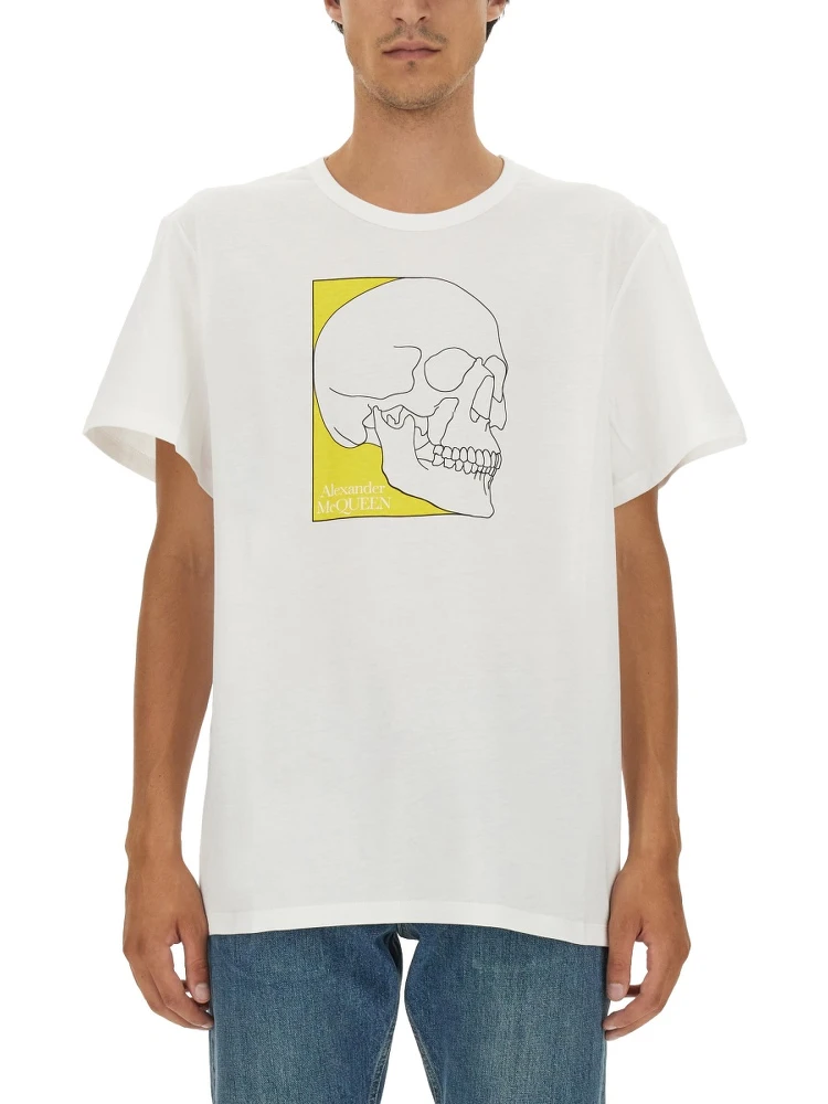 SKULL PRINT T-SHIRT